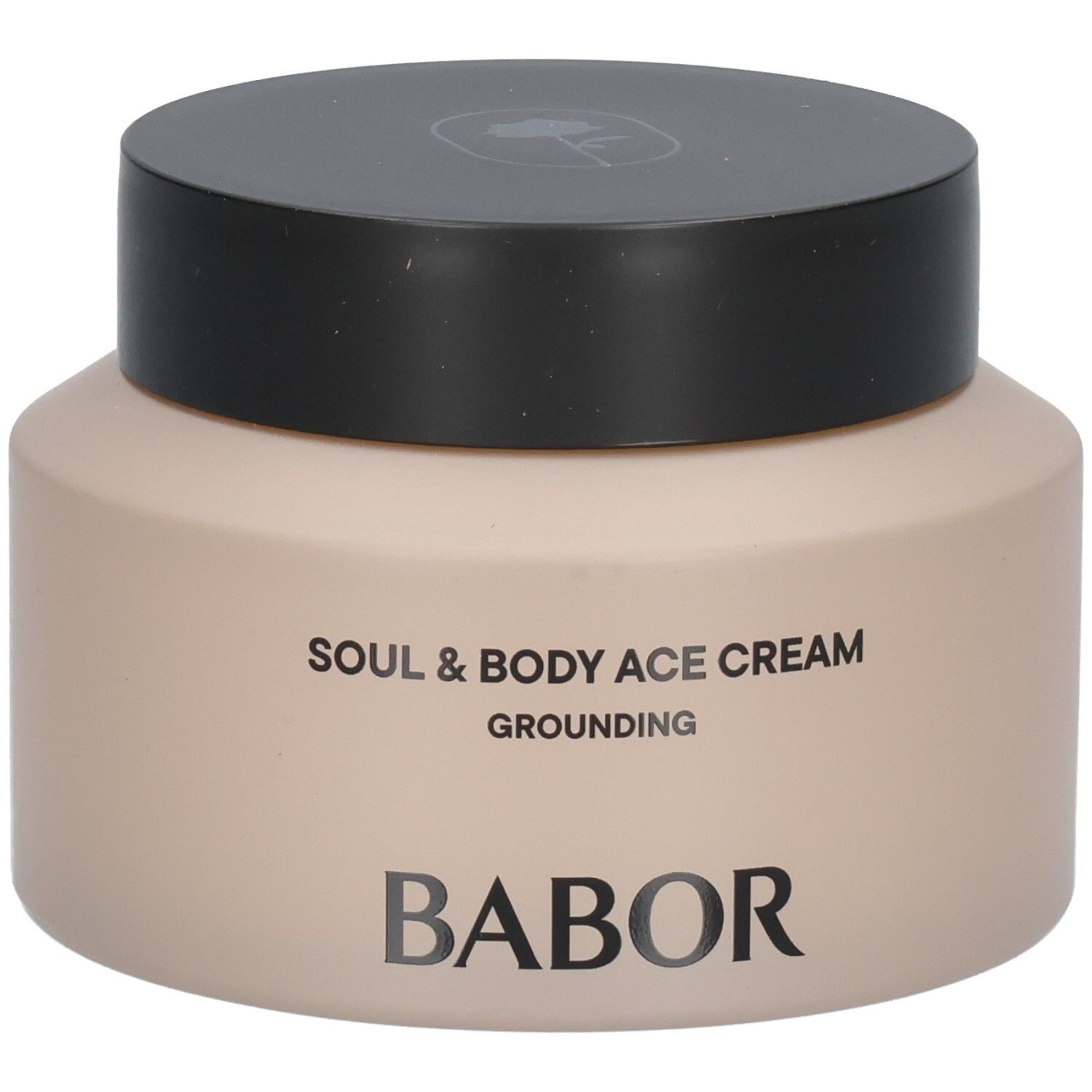 Babor Soul & Body ACE Cream pot met zwarte deksel.