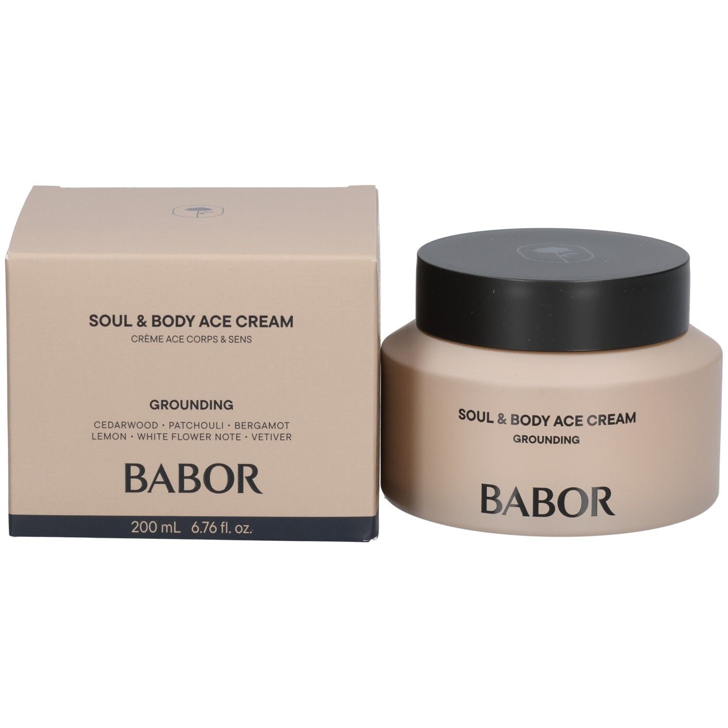 Babor Soul & Body ACE Cream pot en kartonnen verpakking.