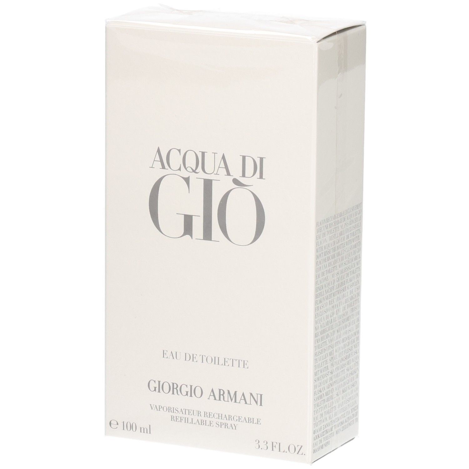 Giorgio Armani Acqua di Gio Eau de Toilette, 100 ml, Navulbare spray.
