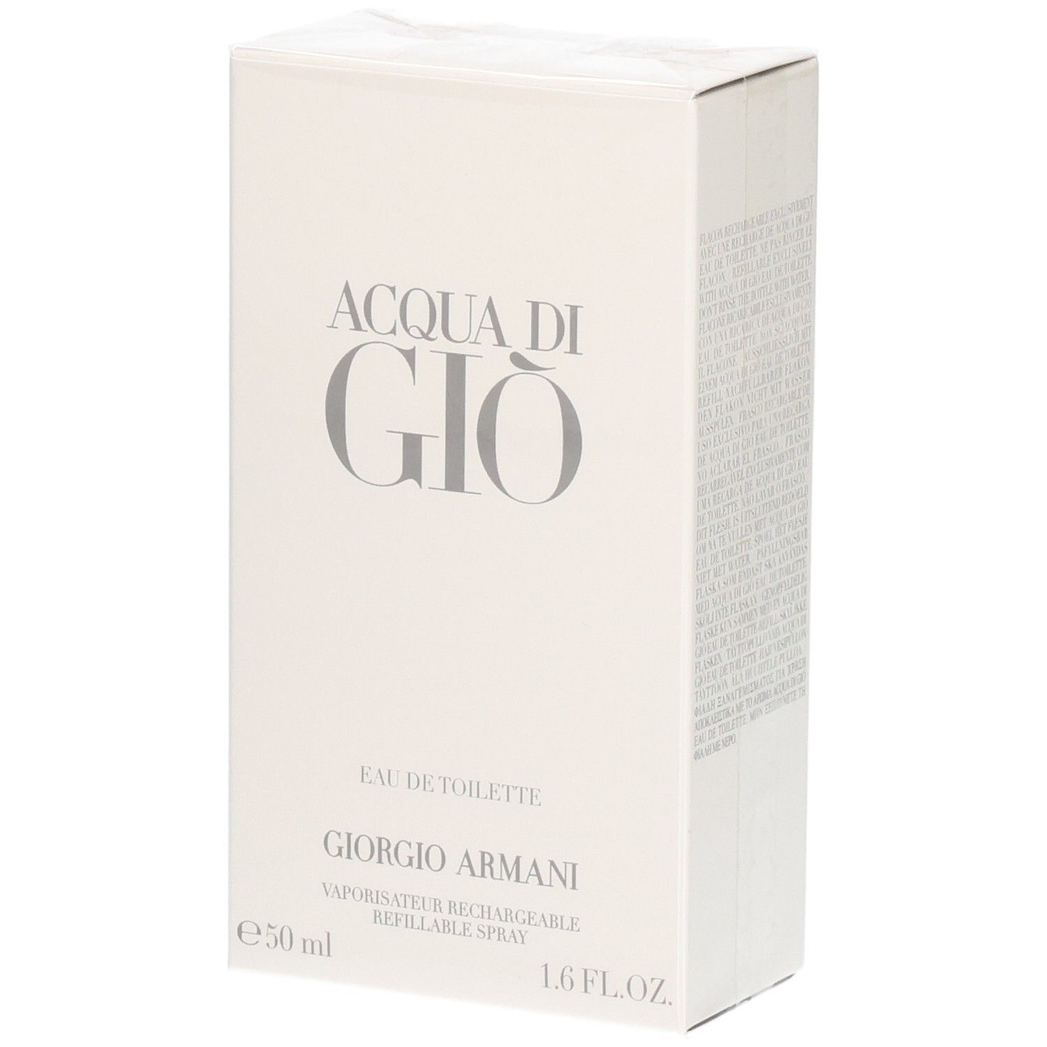Giorgio Armani Acqua di Giò Eau de Toilette, 50ml, vaporisateur rechargeable.