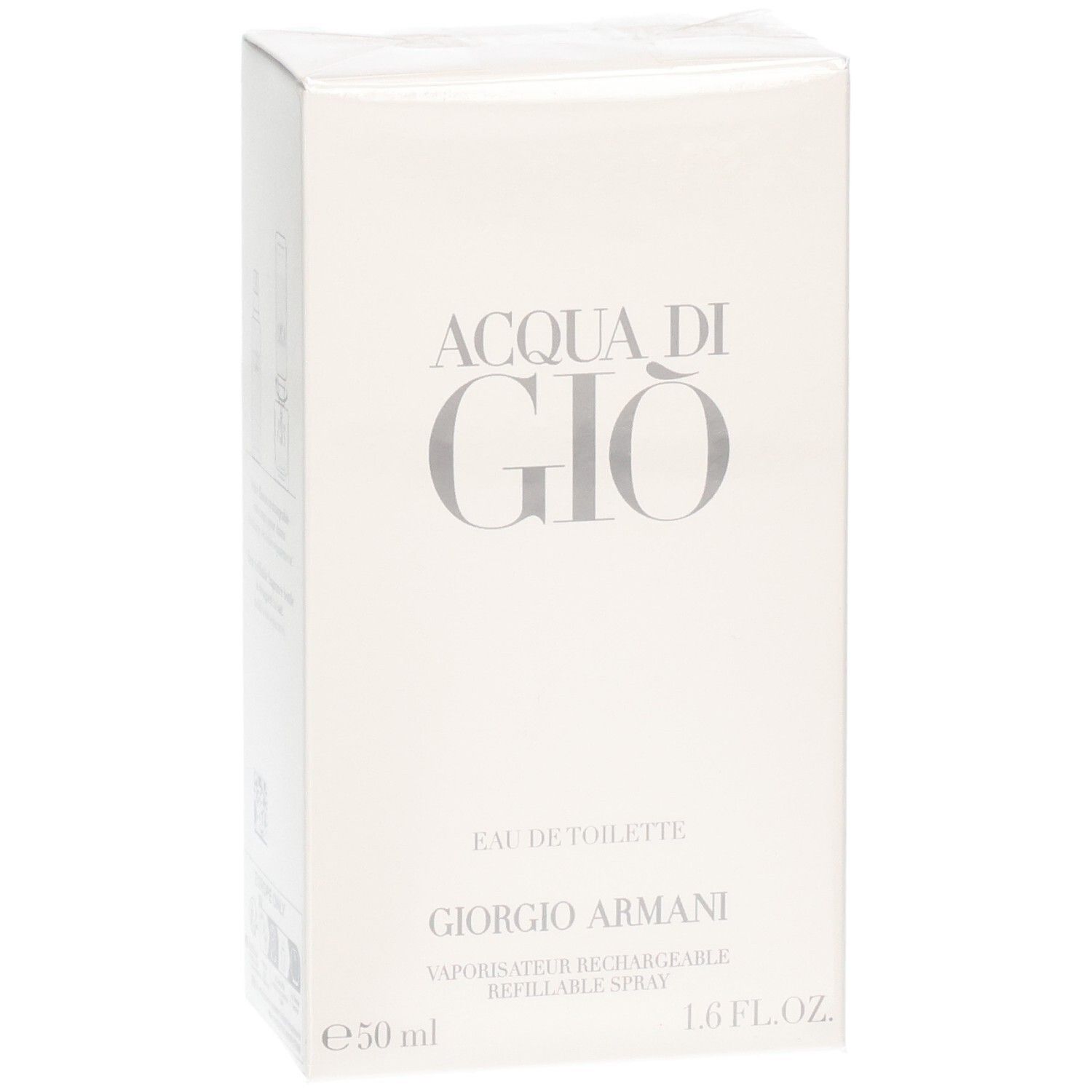 Giorgio Armani Acqua di Giò Eau de Toilette, 50ml, vaporisateur rechargeable.