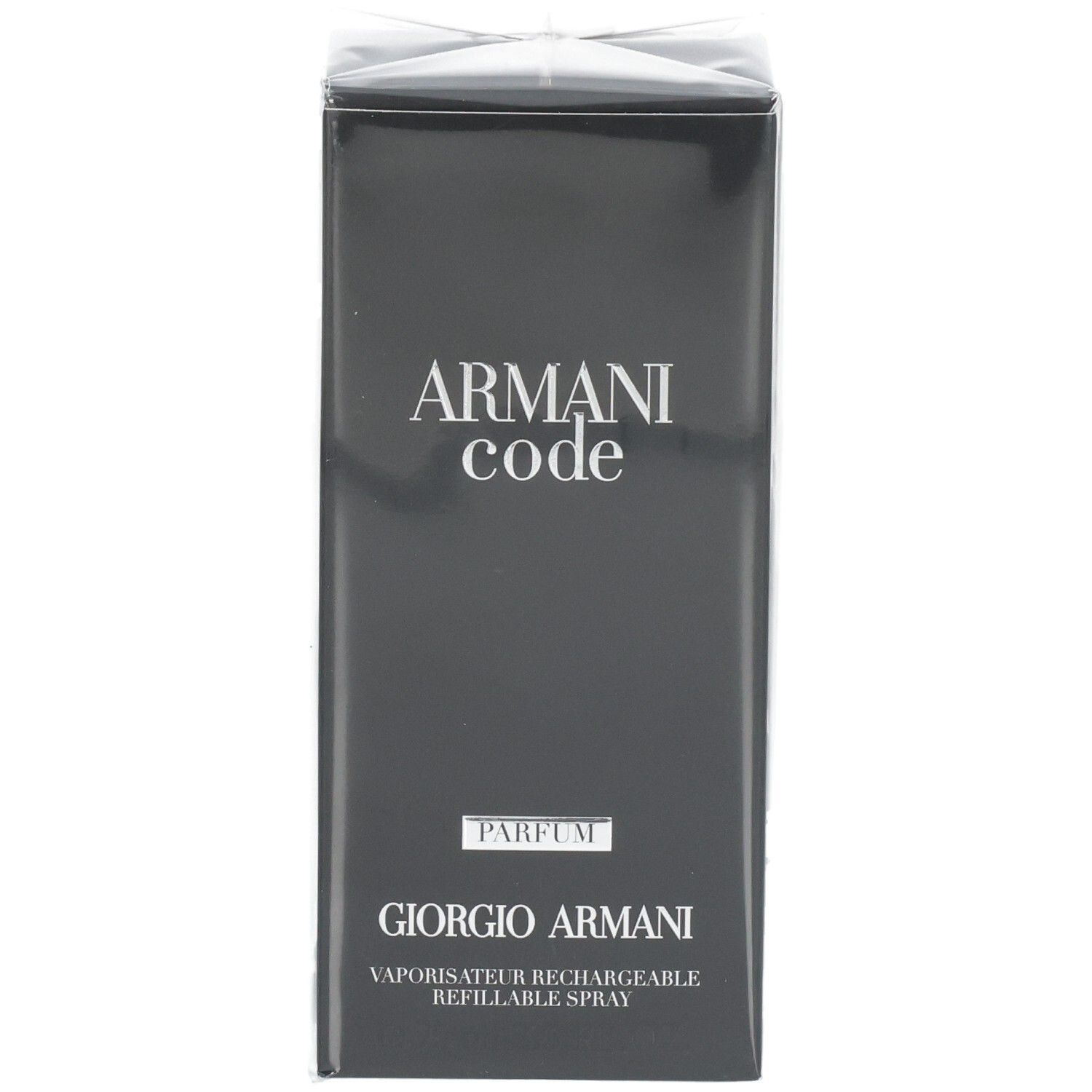 Avant de l'emballage Giorgio Armani Armani Code Parfum.