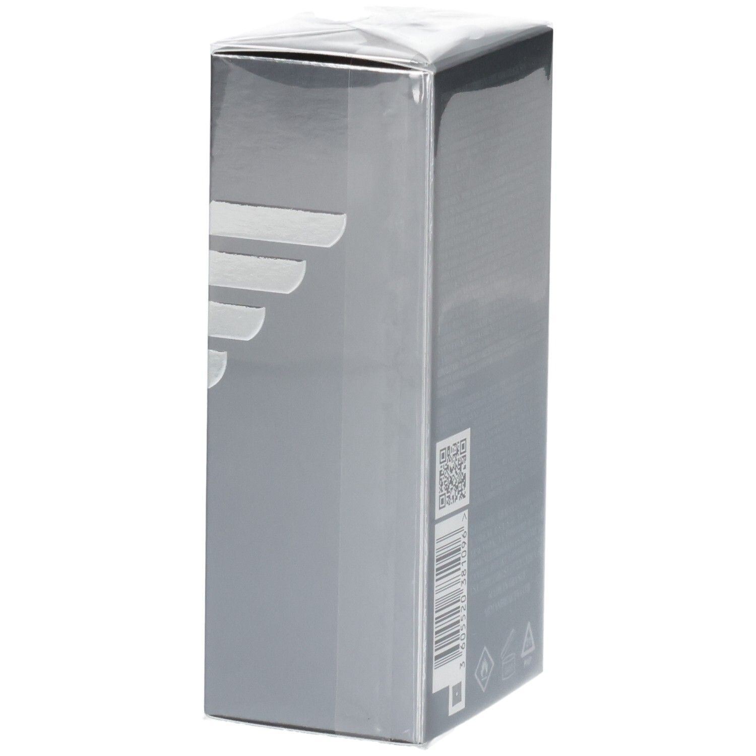Côté de l'emballage Giorgio Armani Diamonds for Men Eau de Toilette avec logo aigle et code-barres.