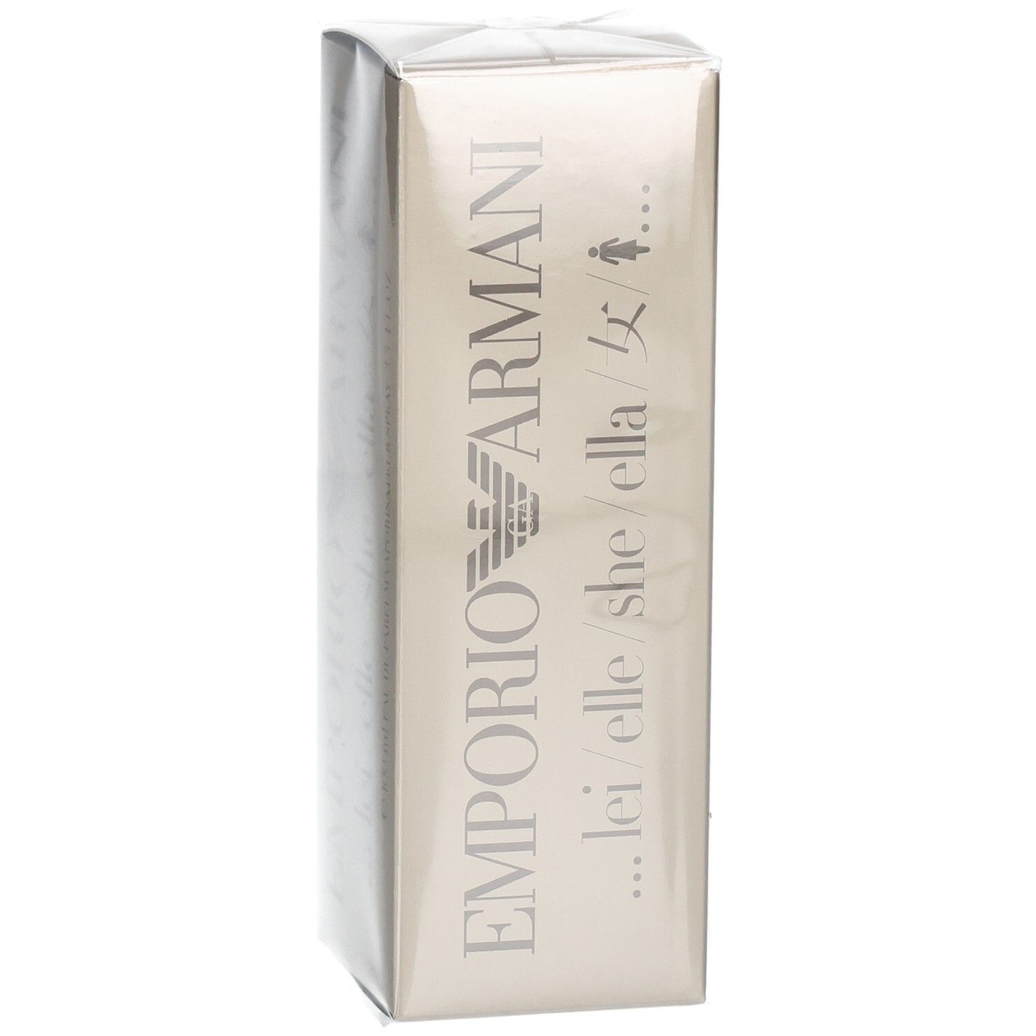 Giorgio Armani Emporio Armani She Eau de Parfum verpakking, zijaanzicht.