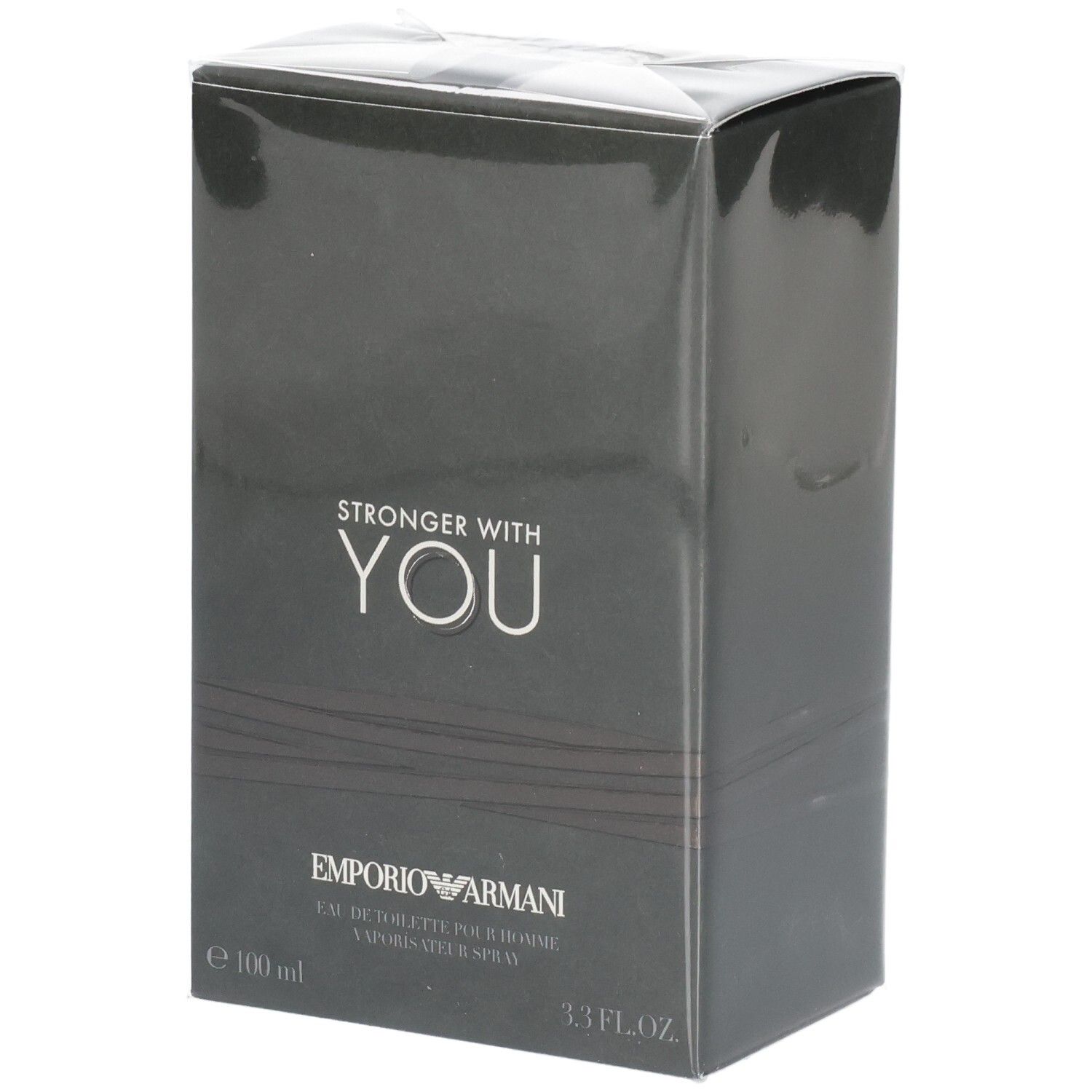 Emballage de l'Eau de Toilette Emporio Armani Stronger With You, 100 ml.