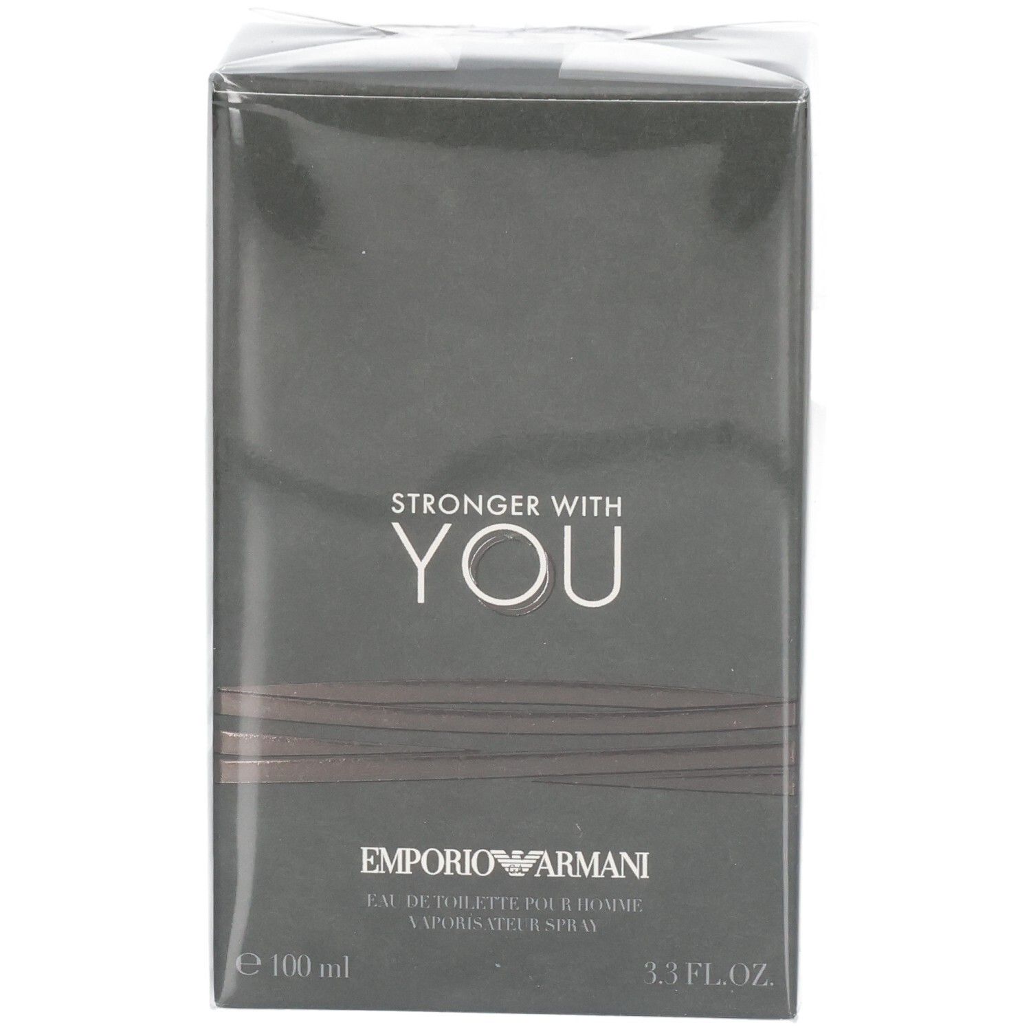 Emballage de l'Eau de Toilette Emporio Armani Stronger With You, 100 ml.