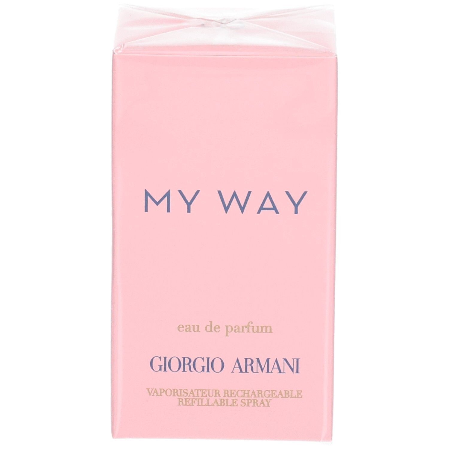 Voorkant van de Giorgio Armani My Way Eau de Parfum verpakking, 50ml.
