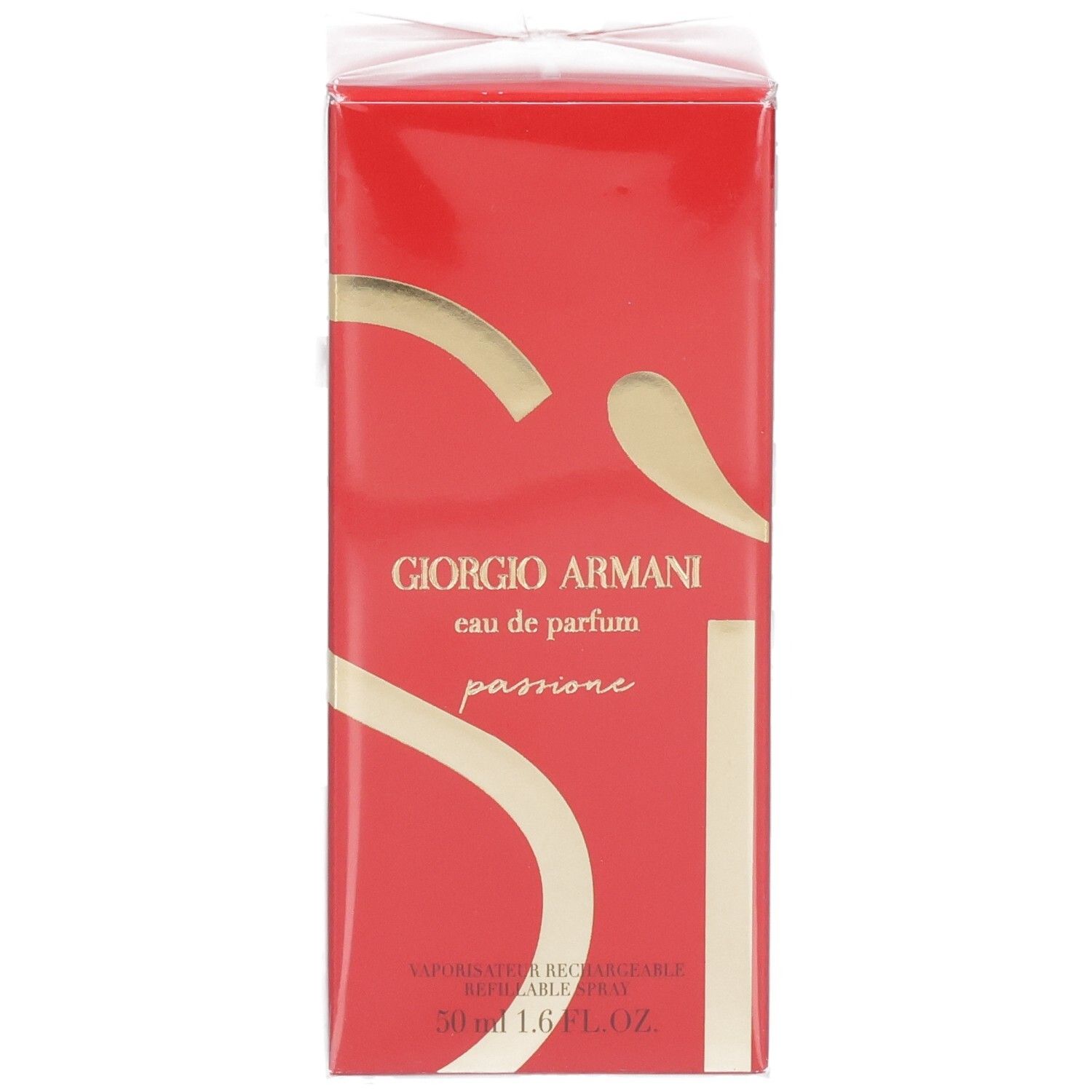 Face avant du Giorgio Armani Sì Passione Eau de Parfum 50ml.