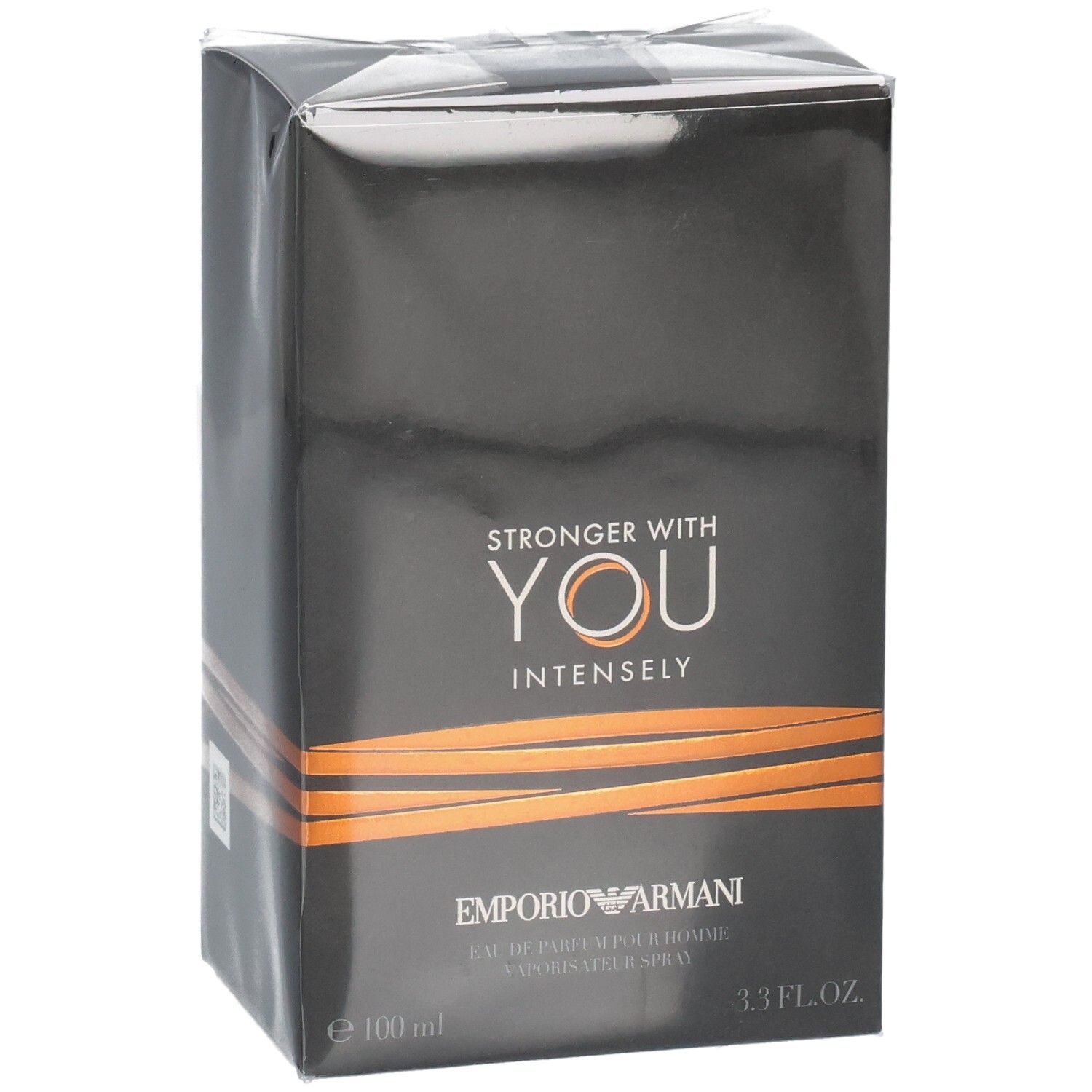 Boîte d'Armani Stronger with You Intensely Eau de Parfum pour Homme, 100 ml.