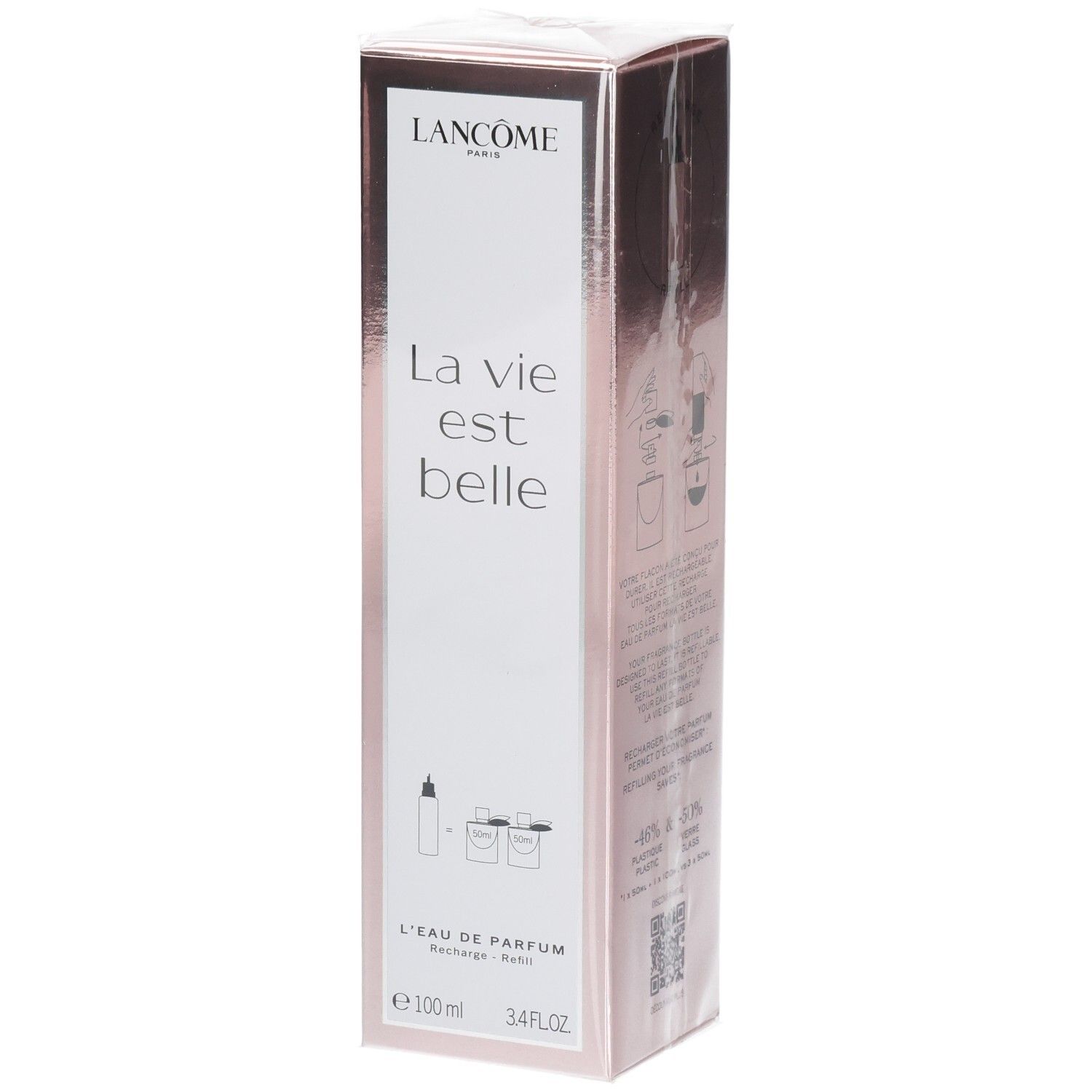 Lancôme La Vie Est Belle Eau de Parfum Recharge, face avant avec informations produit.