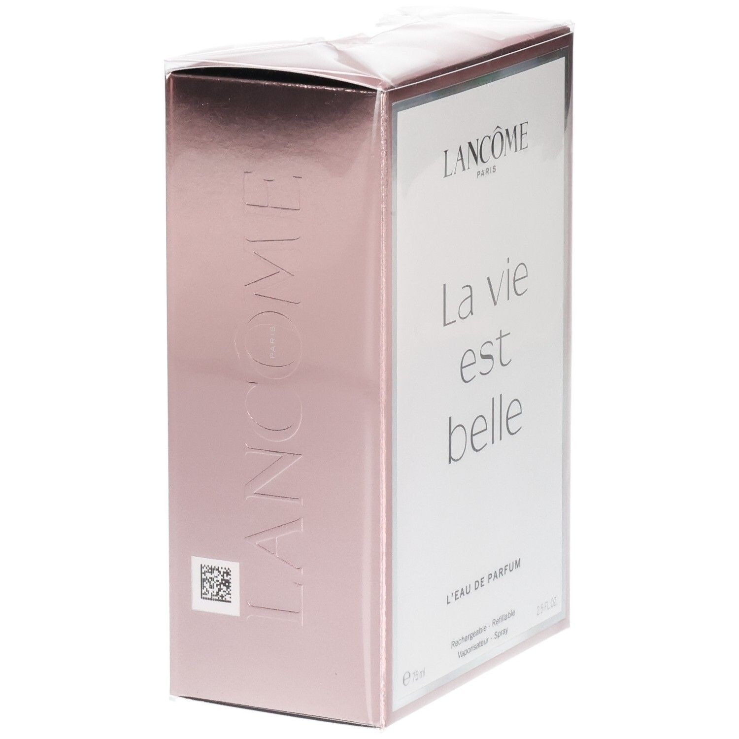 Lancôme La Vie Est Belle Eau de Parfum 75 ml verpakking, zijkant.