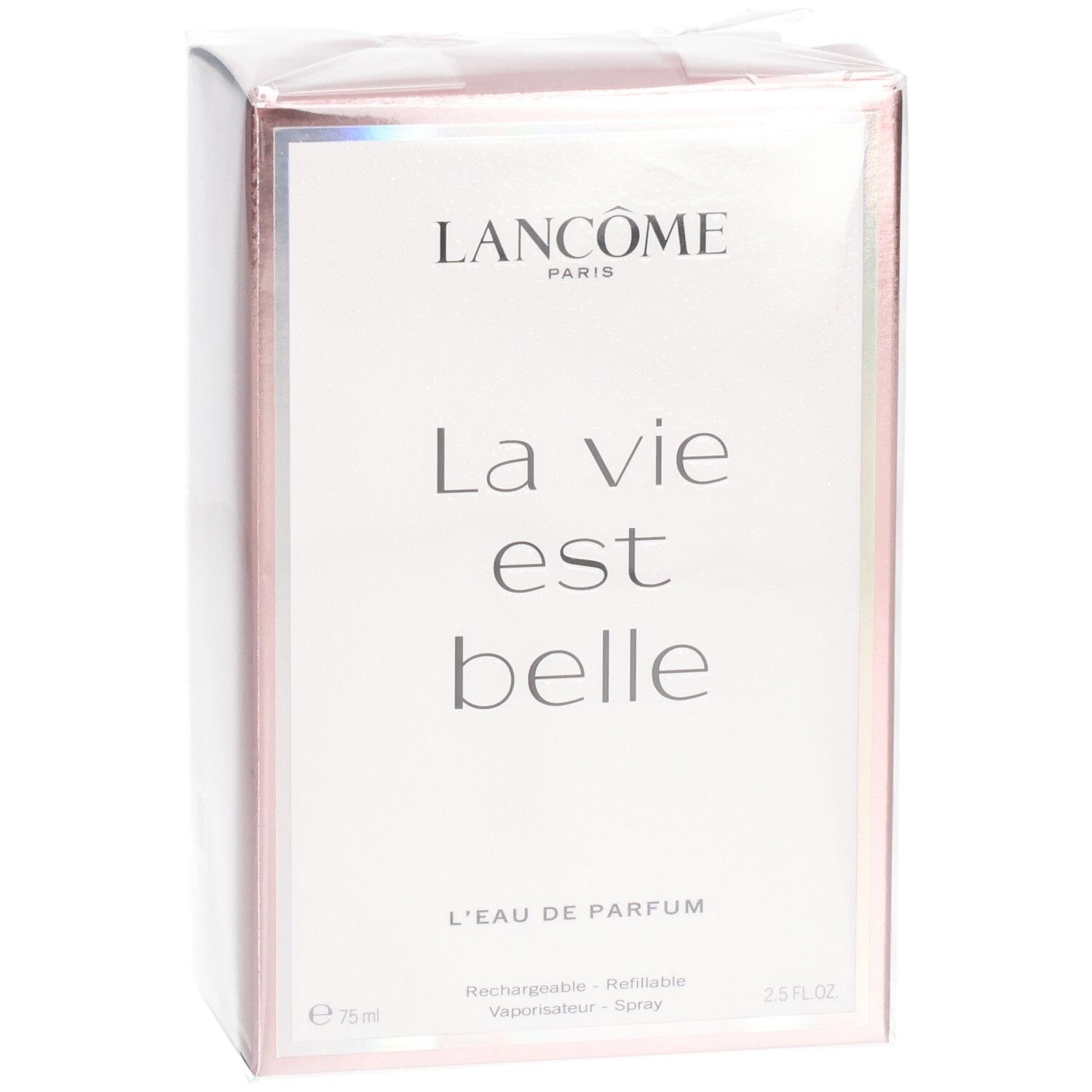 Lancôme La Vie Est Belle Eau de Parfum 75 ml verpakking, voorkant.