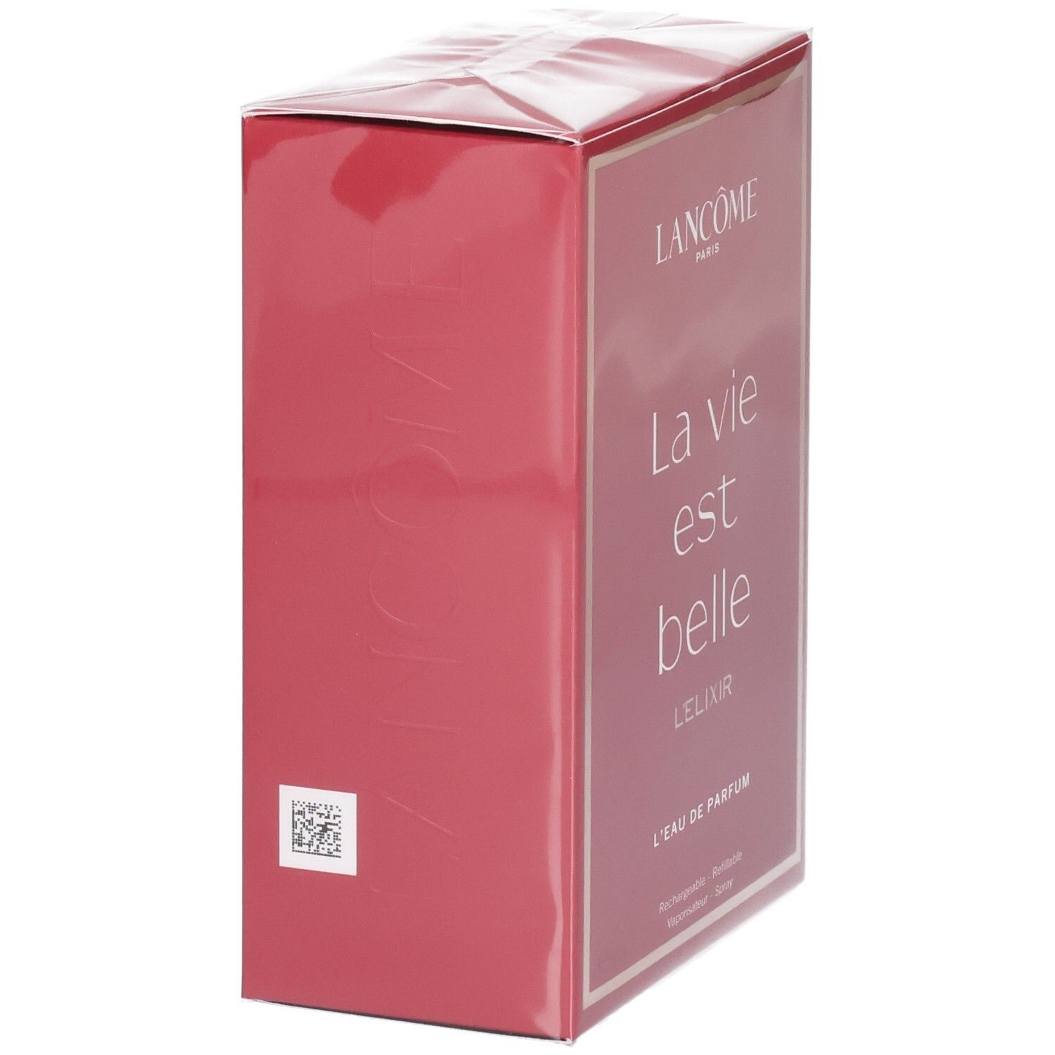 Boîte Lancôme La vie est belle Eau de Parfum, rose.
