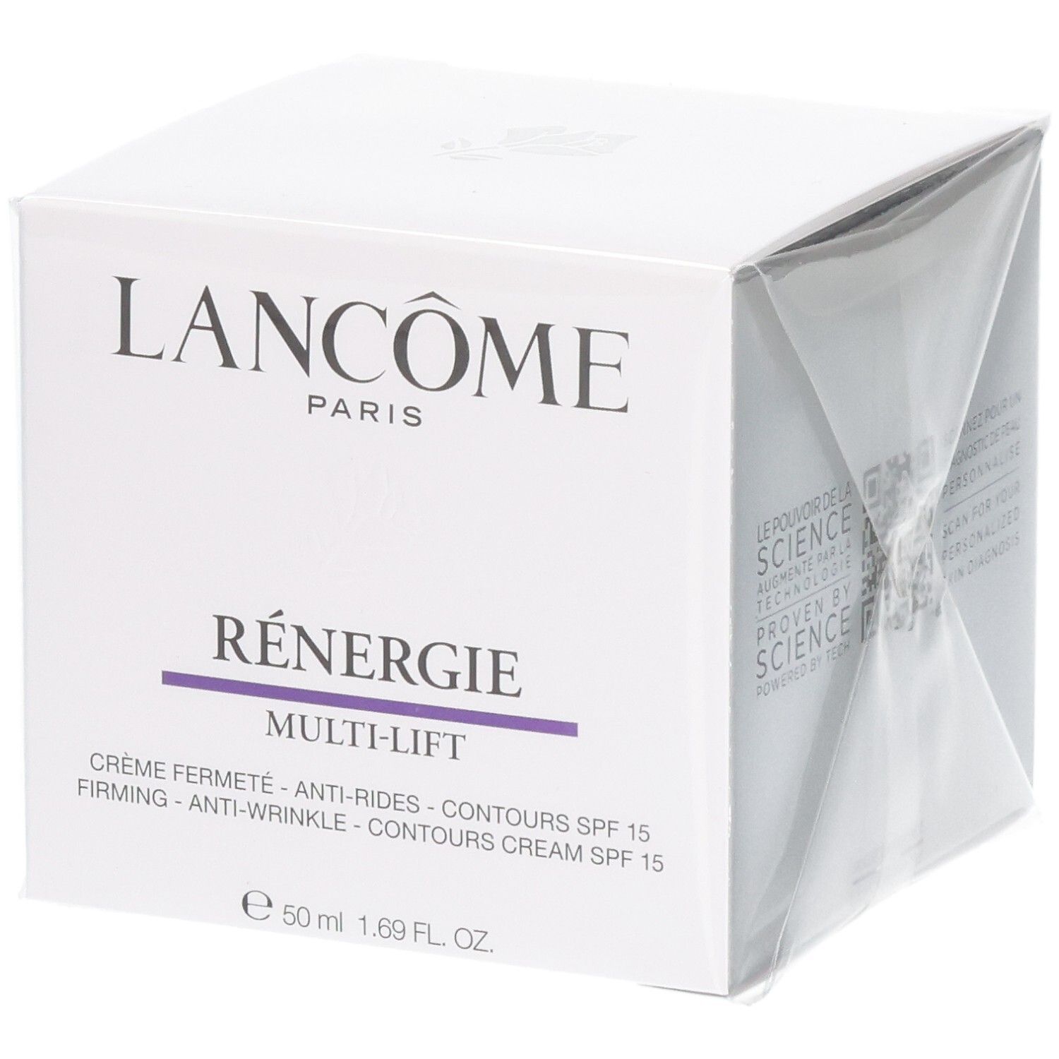 Lancôme Rénergie Multi-Lift Crème Fermeté Anti-Rides SPF 15, emballage.