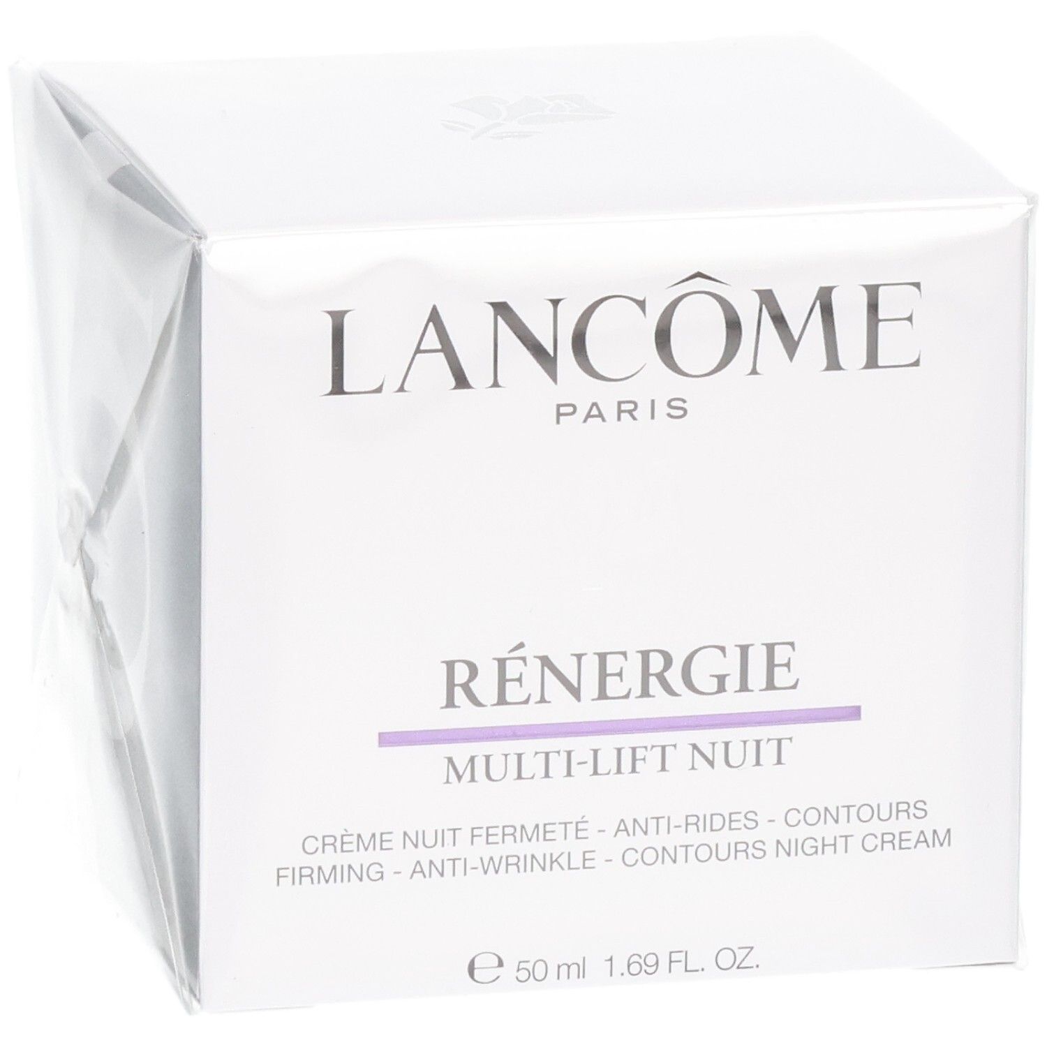 Emballage Lancôme Rénergie Multi-Lift Nuit Crème de Nuit, 50 ml.