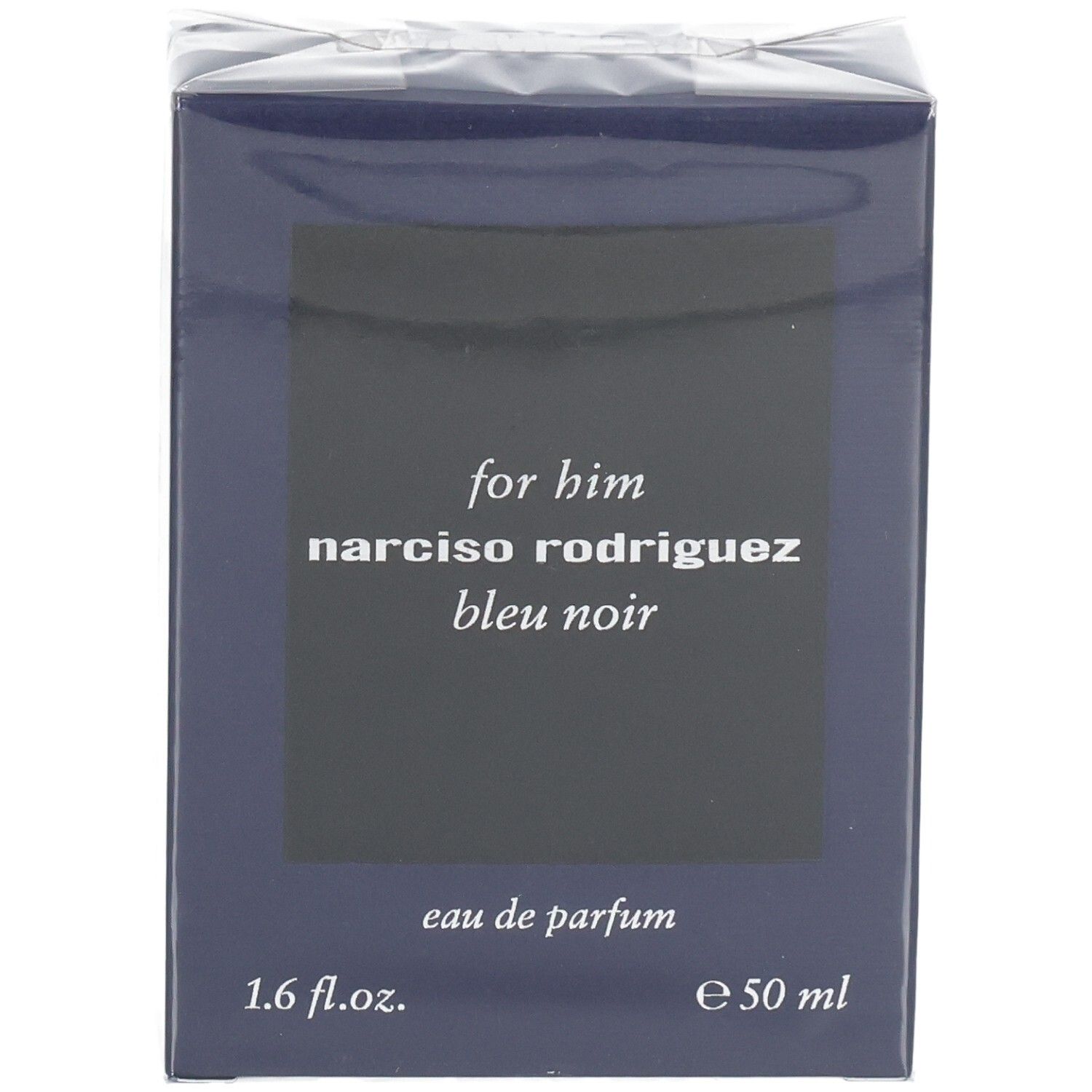 Boîte de Narciso Rodriguez For Him Bleu Noir Eau de Parfum, 50 ml.