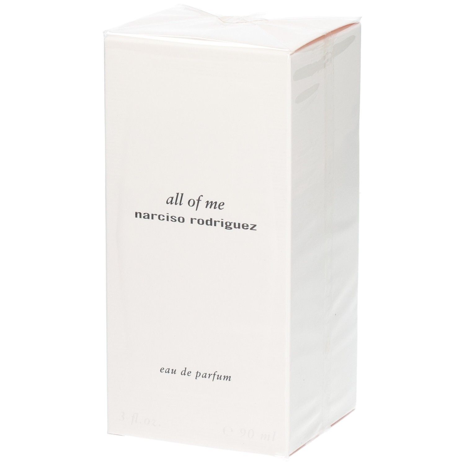 Emballage du parfum Narciso Rodriguez All of Me Eau de Parfum.