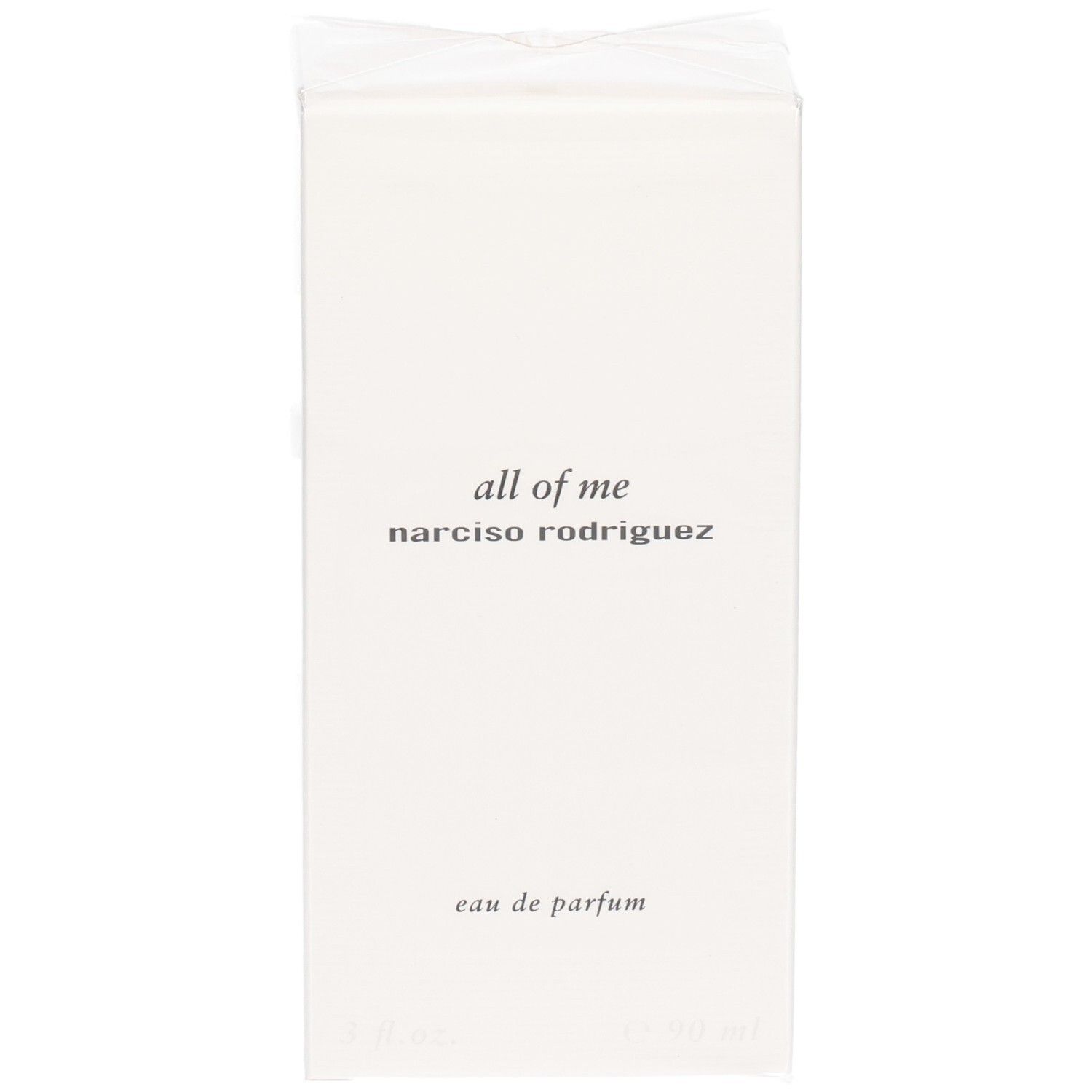 Face avant de l'emballage Narciso Rodriguez All of Me Eau de Parfum.