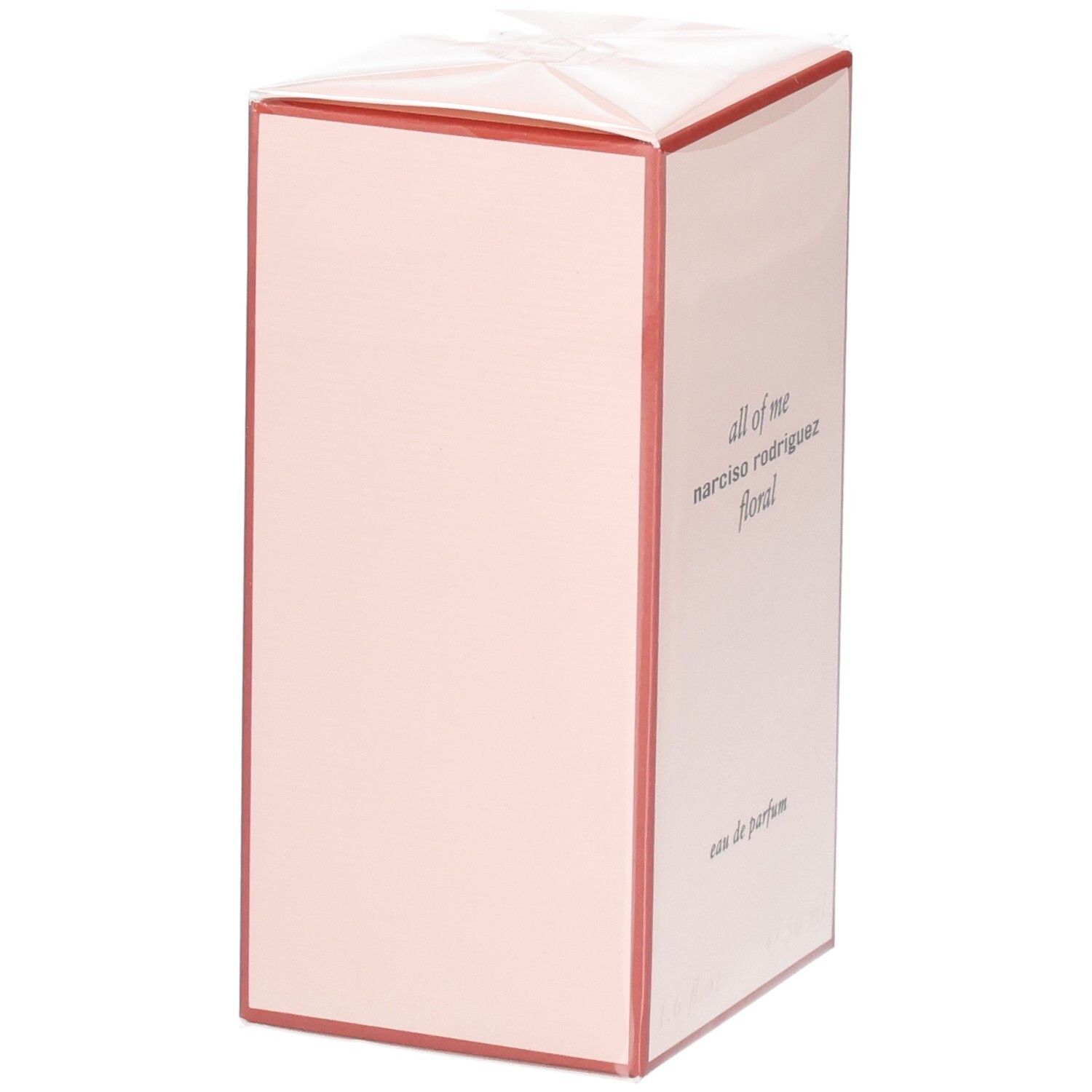 Verpakking van Narciso Rodriguez All of Me Eau de Parfum Florale, 50 ml.