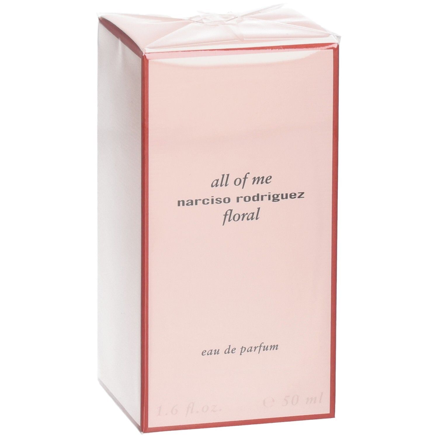 Verpakking van Narciso Rodriguez All of Me Eau de Parfum Florale, 50 ml.