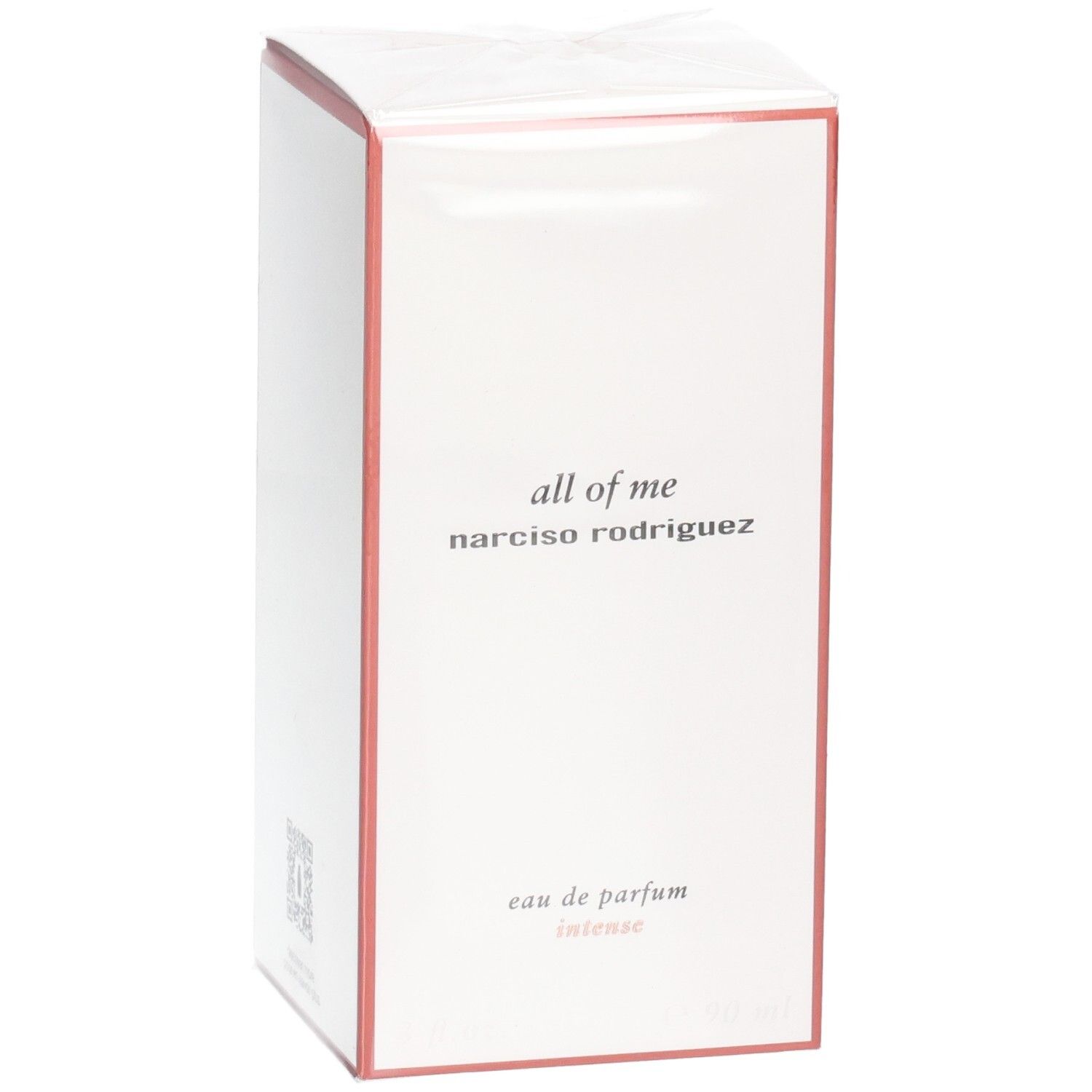 Verpakking van Narciso Rodriguez All of Me Eau de Parfum Intense, vooraanzicht.