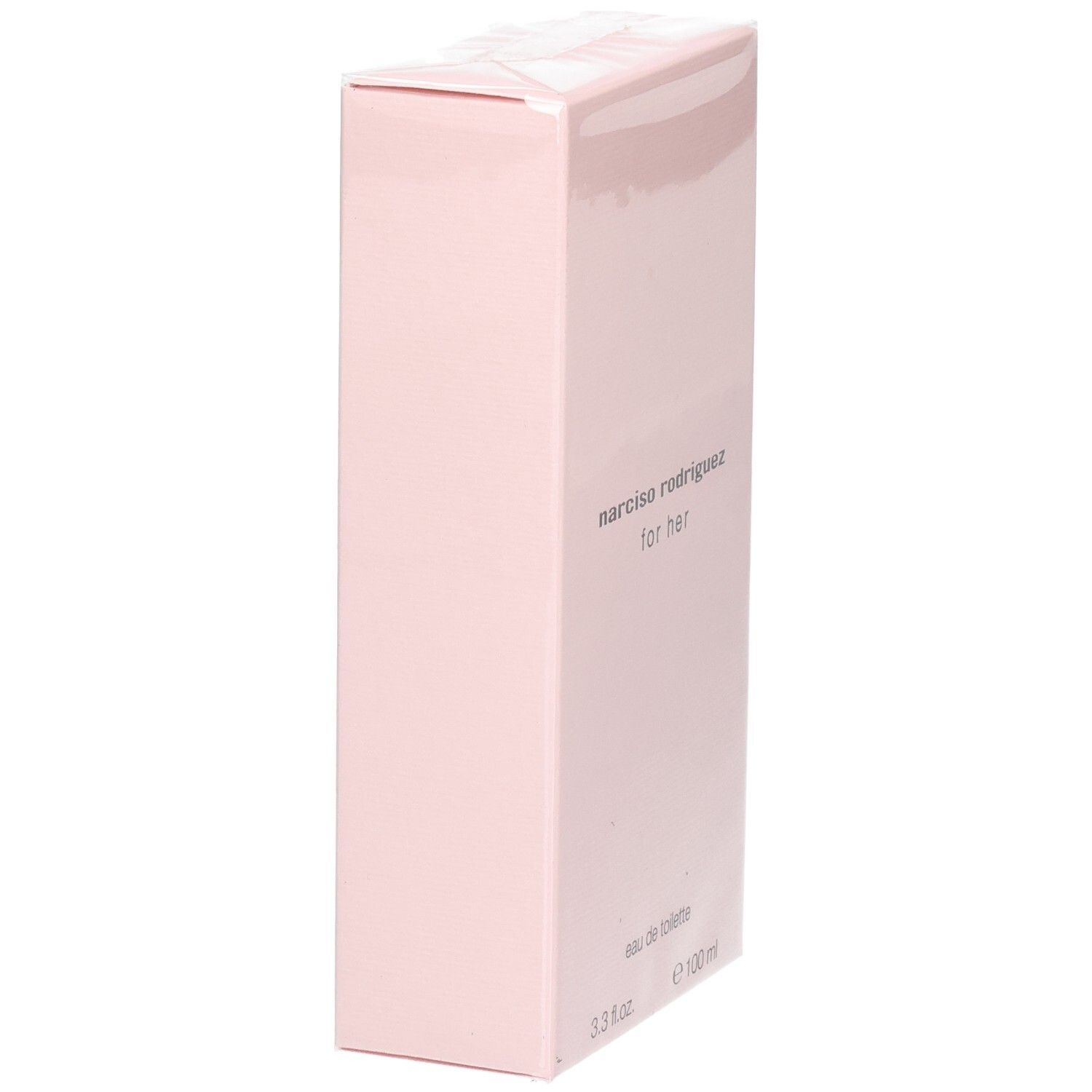 Narciso Rodriguez For Her Eau de Toilette, 100 ml, vue latérale.