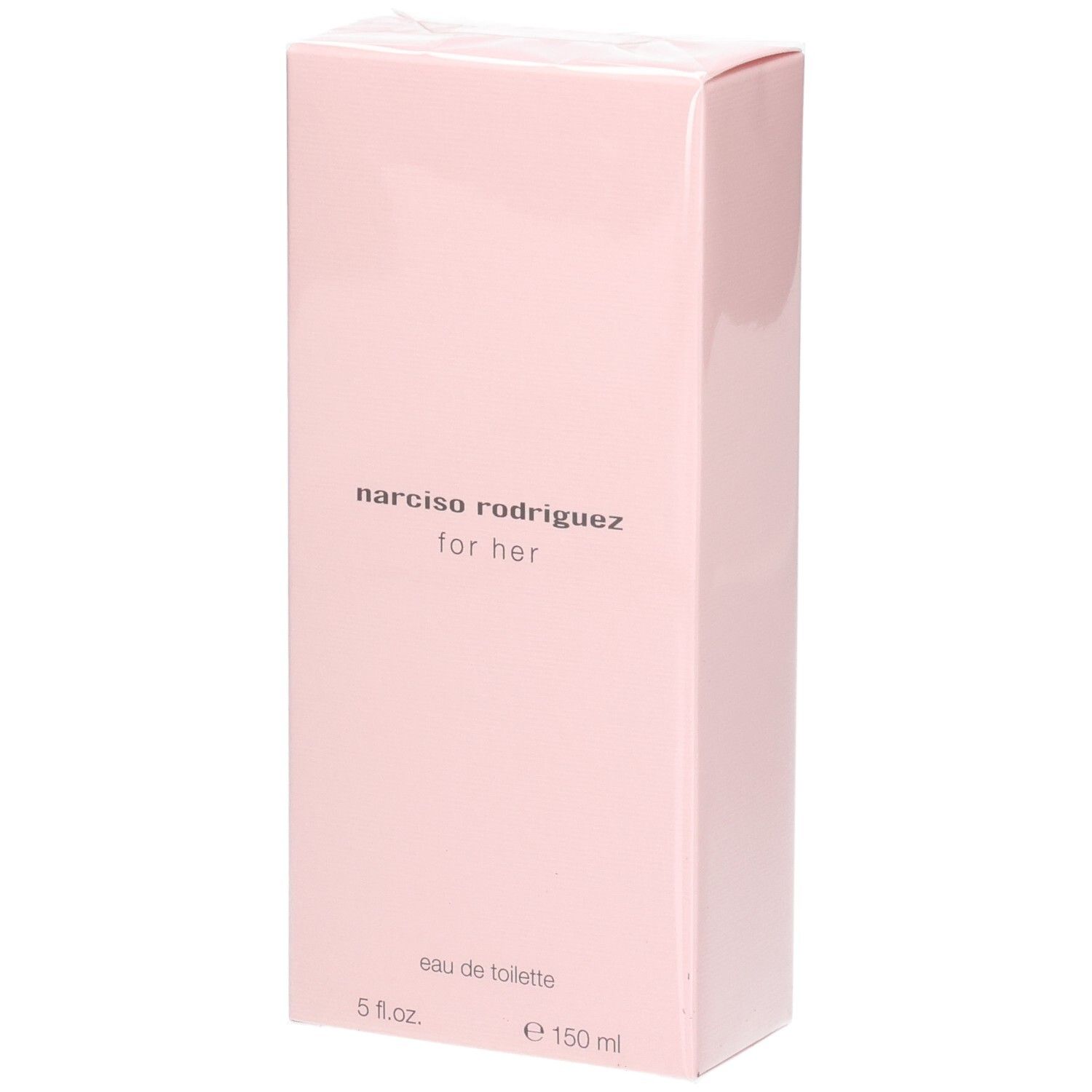 Narciso Rodriguez For Her Eau de Toilette, boîte rose 150ml.