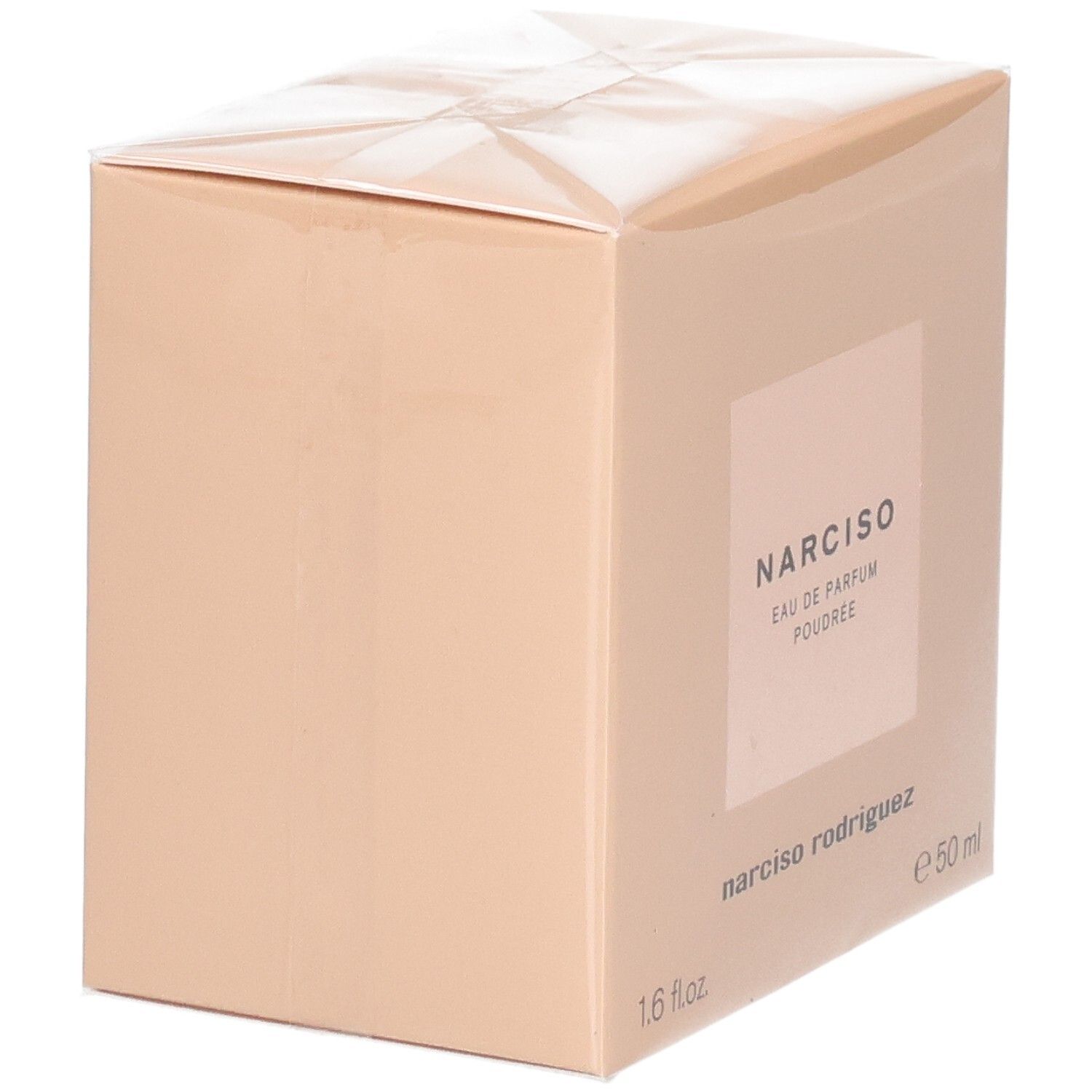 Boîte de Narciso Rodriguez Narciso Poudrée Eau de Parfum, 50 ml.