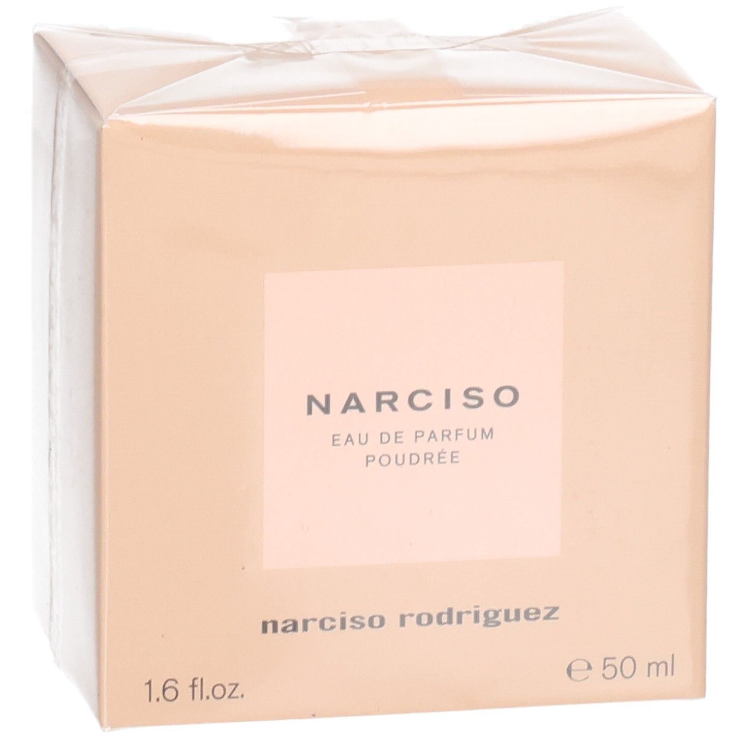 Boîte de Narciso Rodriguez Narciso Poudrée Eau de Parfum, 50 ml.