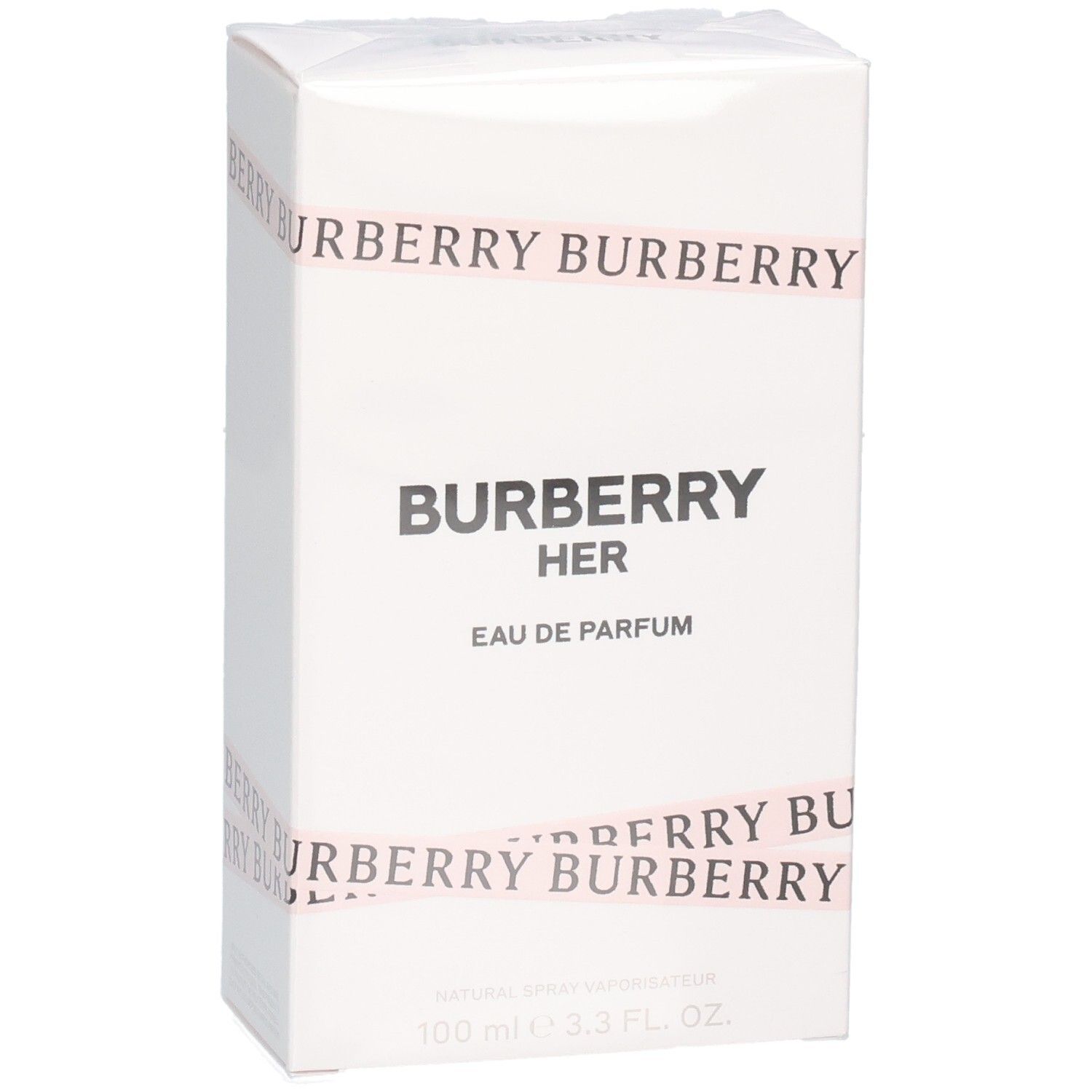 Emballage de Burberry Her Eau de Parfum, 100 ml.