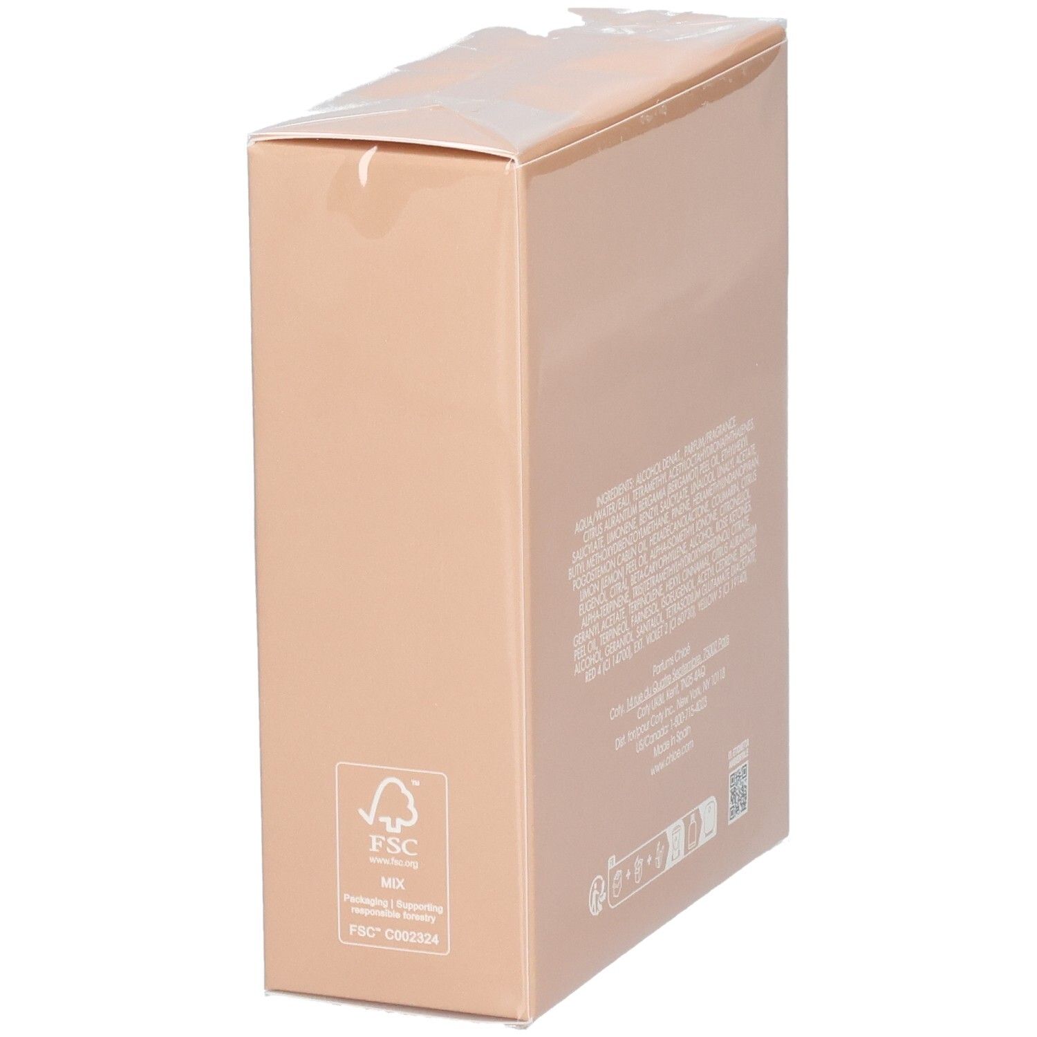 Chloé Nomade Eau de Parfum Spray 75ml emballage avec sceau FSC.