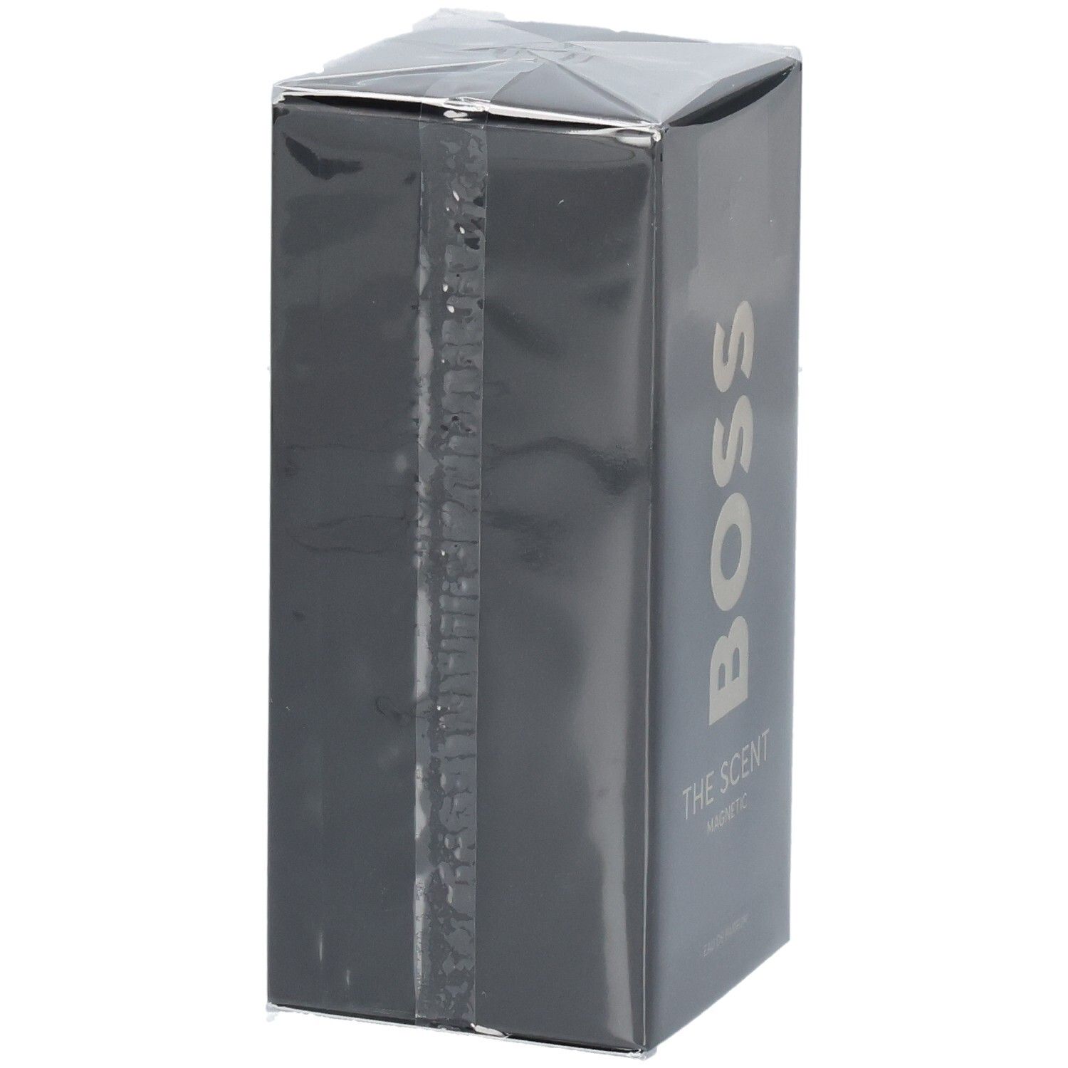 Vue latérale de l'emballage de BOSS The Scent Magnetic Eau de Parfum.