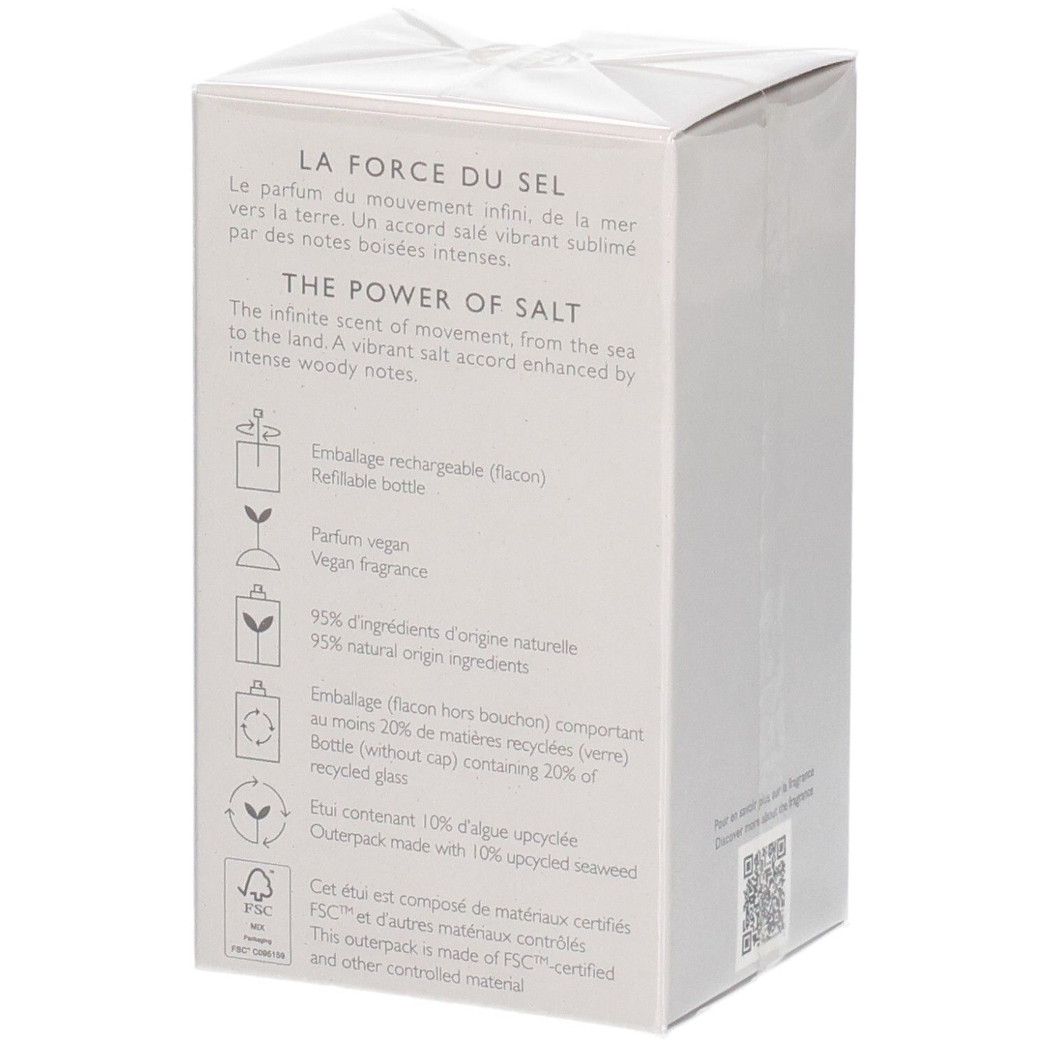 Issey Miyake Le Sel d'Issey Eau de Toilette, 50ml, navulbaar. Vegan geur, 95% natuurlijke ingrediënten.