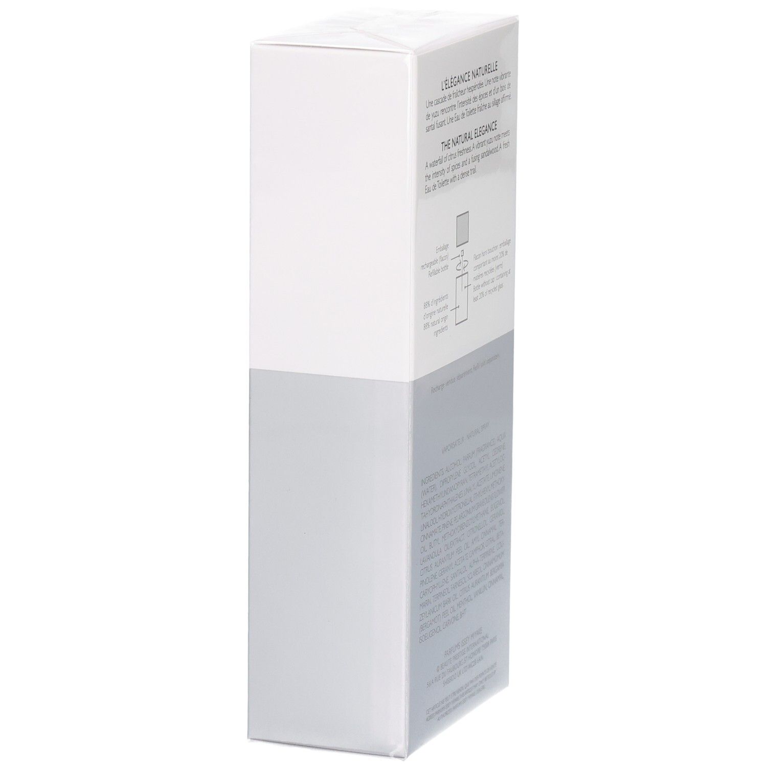 Boîte Issey Miyake L'eau d'Issey Pour Homme Eau de Toilette, côté.