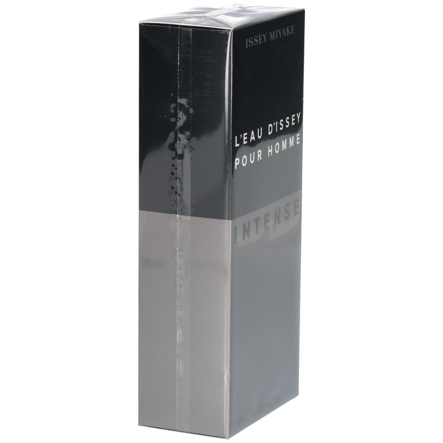 Issey Miyake L'Eau d'Issey Pour Homme Intense Eau de Toilette doos, zijaanzicht.