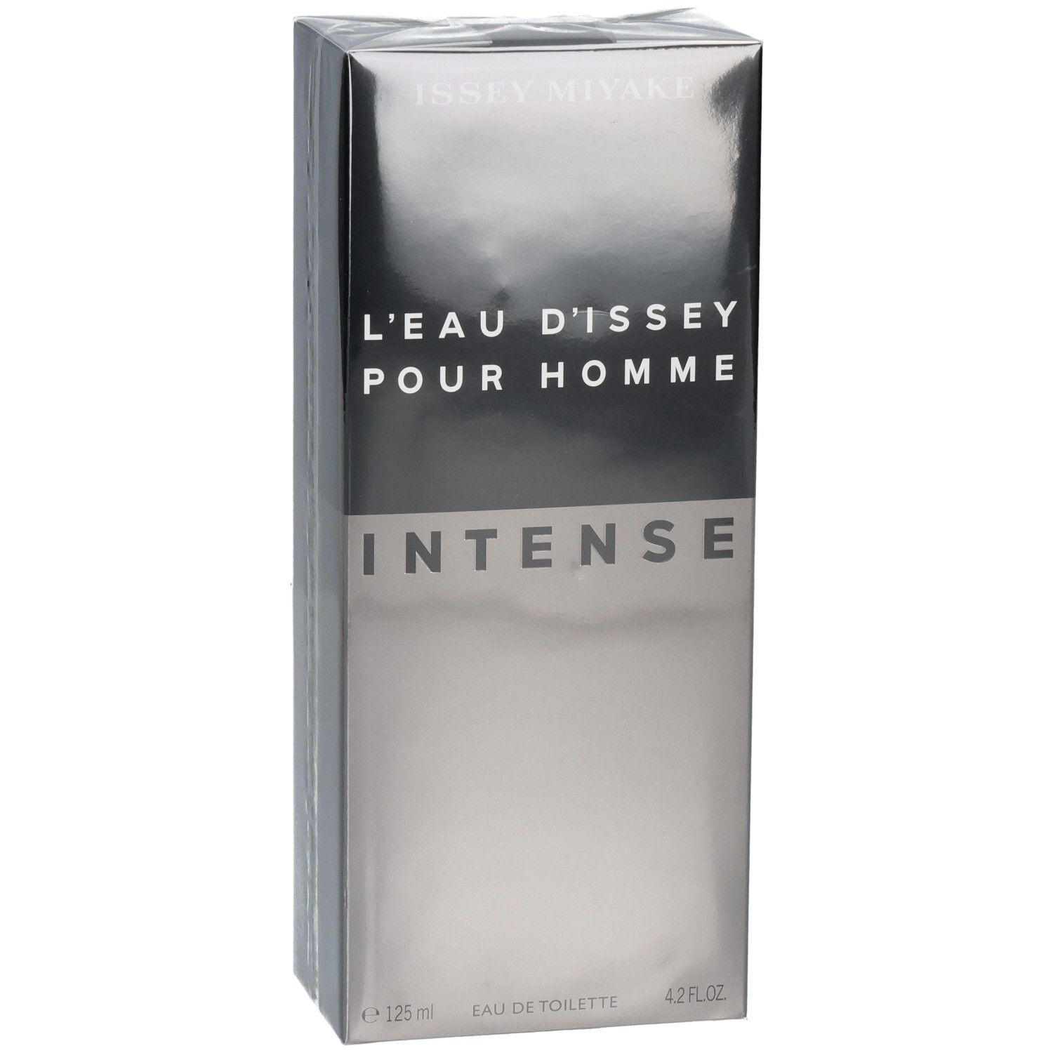 Issey Miyake L'Eau d'Issey Pour Homme Intense Eau de Toilette doos, schuin.