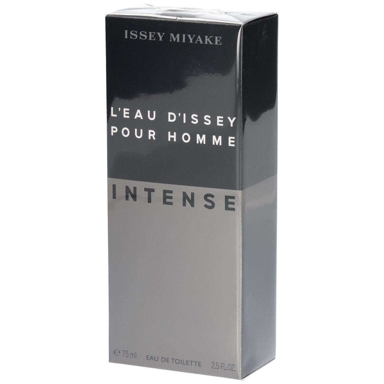 Emballage de Issey Miyake L'Eau d'Issey pour Homme Intense Eau de Toilette.