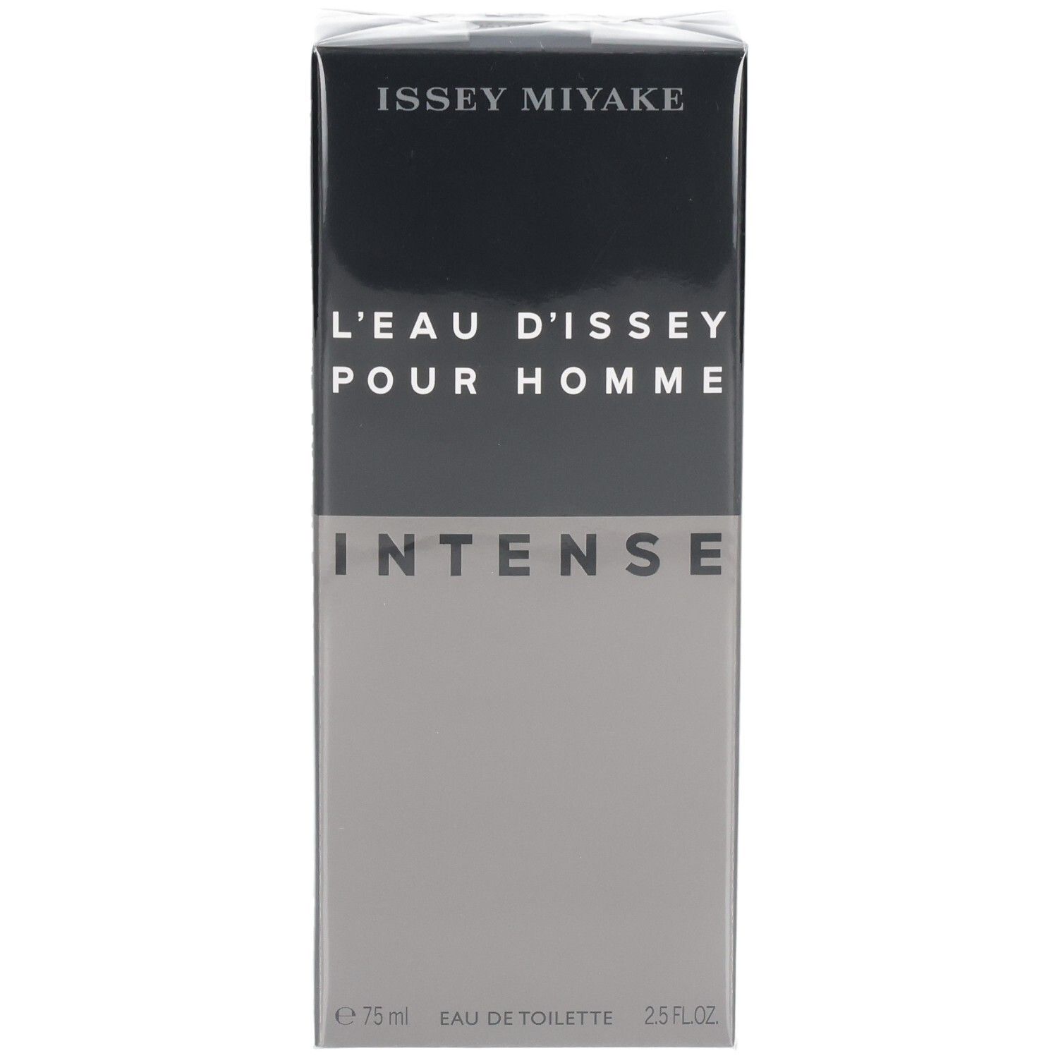 Emballage de Issey Miyake L'Eau d'Issey pour Homme Intense Eau de Toilette.
