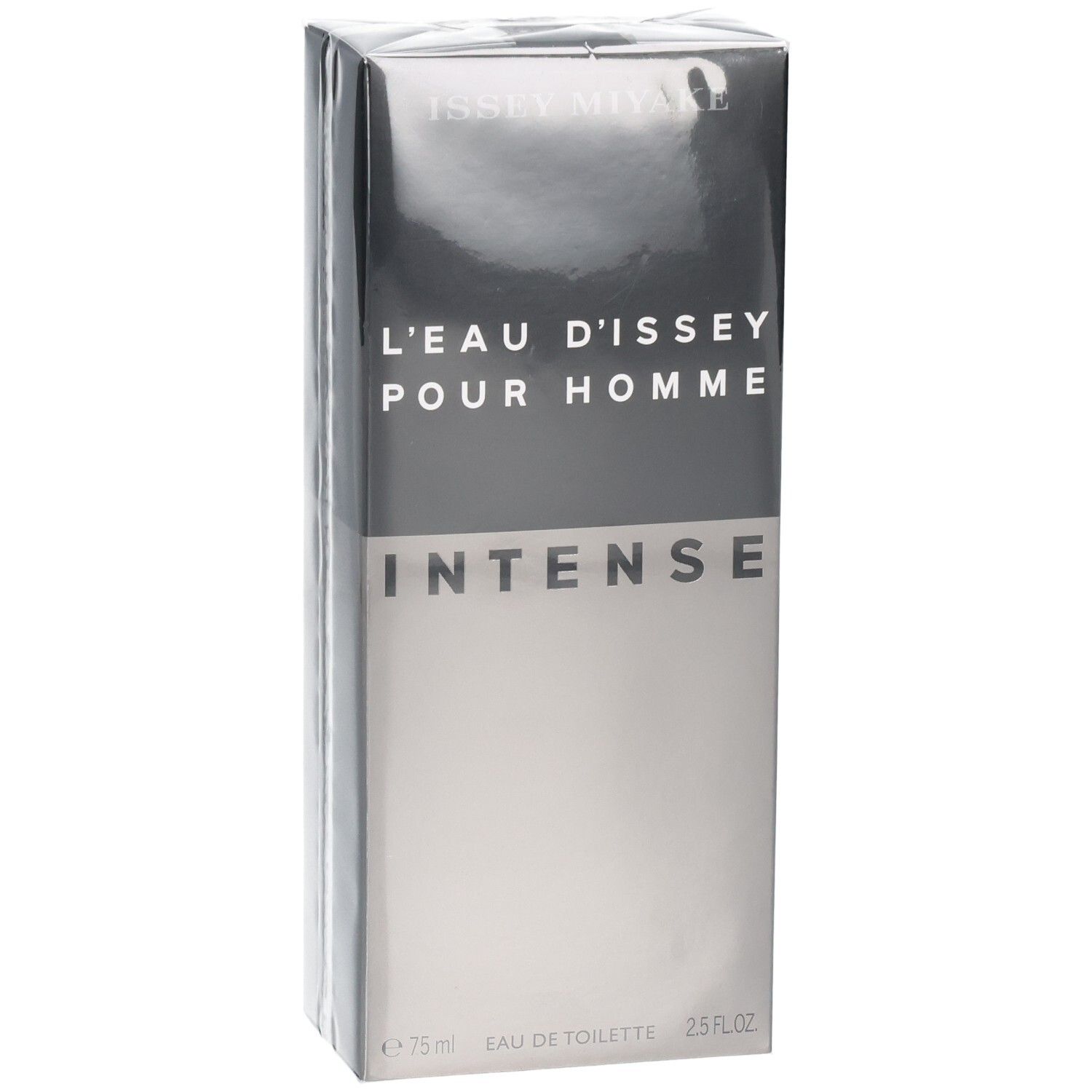 Emballage de Issey Miyake L'Eau d'Issey pour Homme Intense Eau de Toilette.