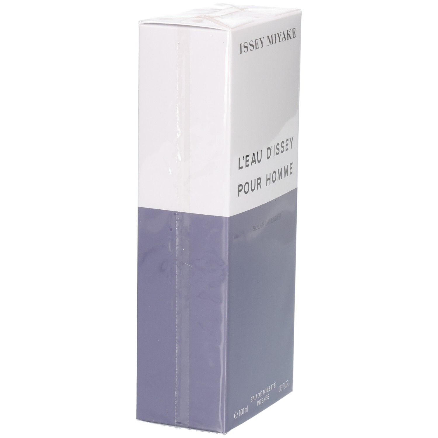 Issey Miyake L'Eau d'Issey pour Homme Solar Lavender Eau de Toilette Intense 100ml boîte, côté.