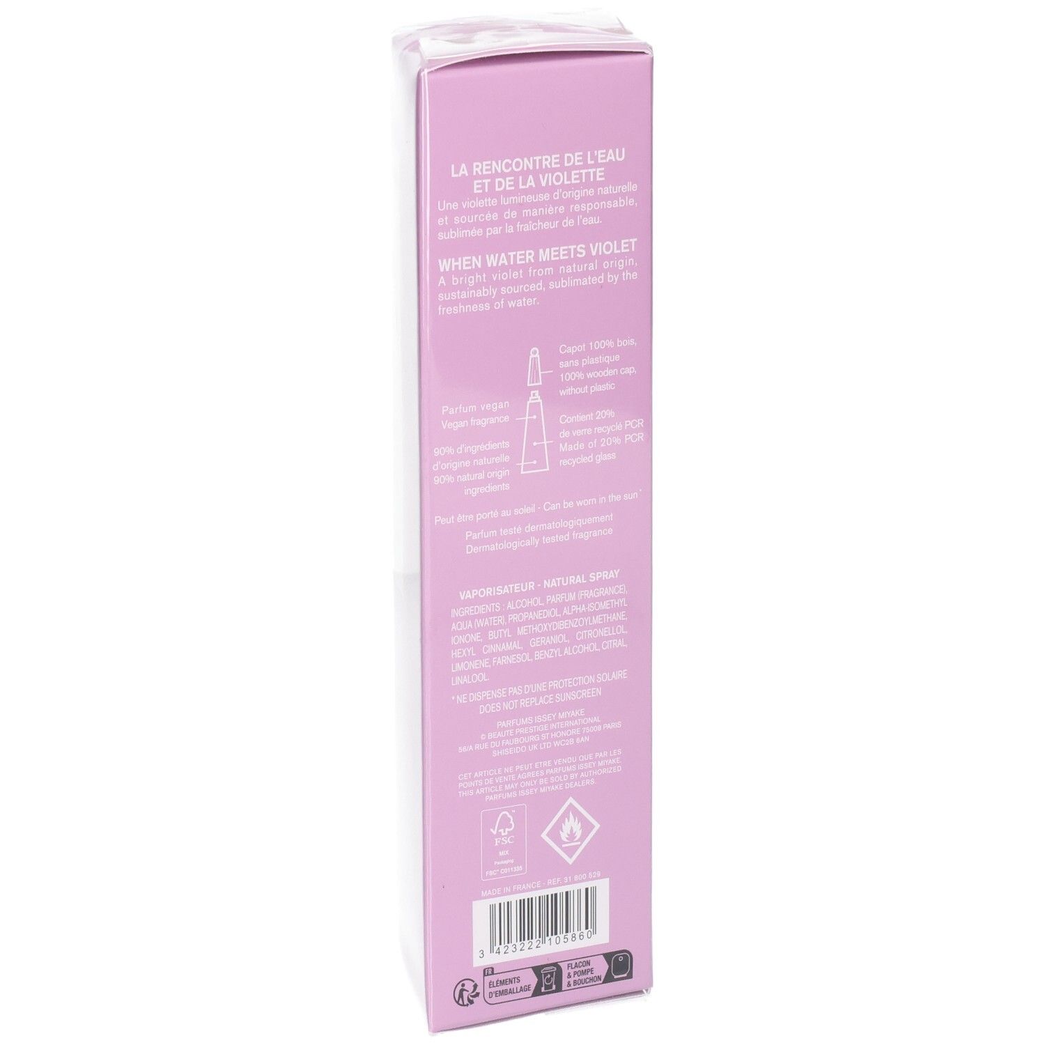 Issey Miyake L'Eau d'Issey Solar Violet Eau de Toilette Intense verpakking.