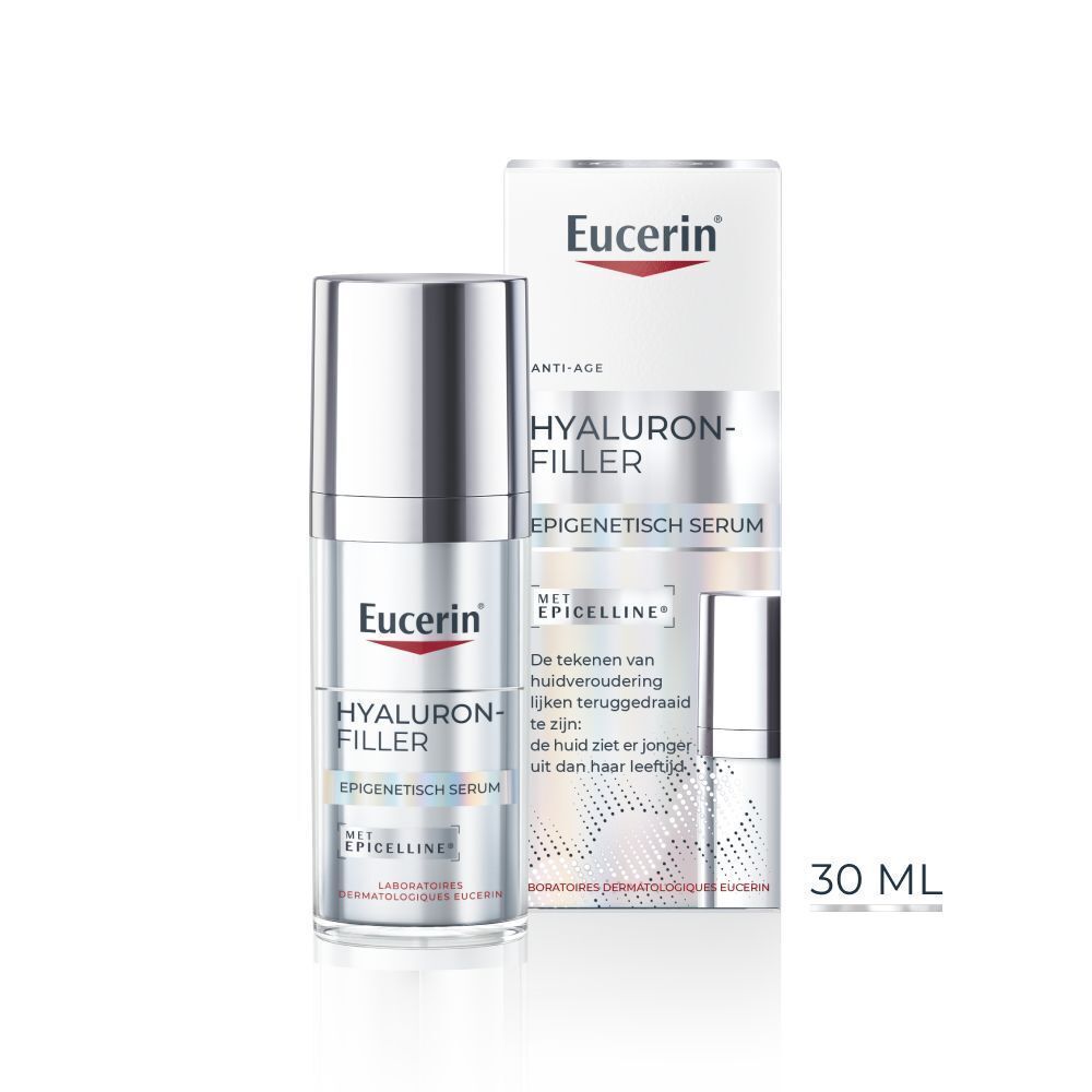 Eucerin Hyaluron-Filler Sérum Épigénétique, fles en verpakking. 30 ml.