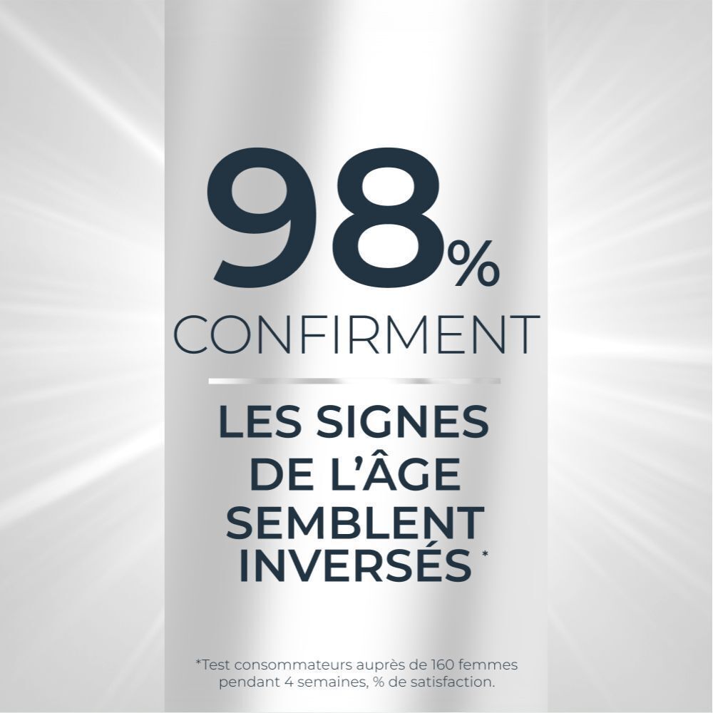 Texte: 98% confirment, Les signes de l'âge semblent inversés.