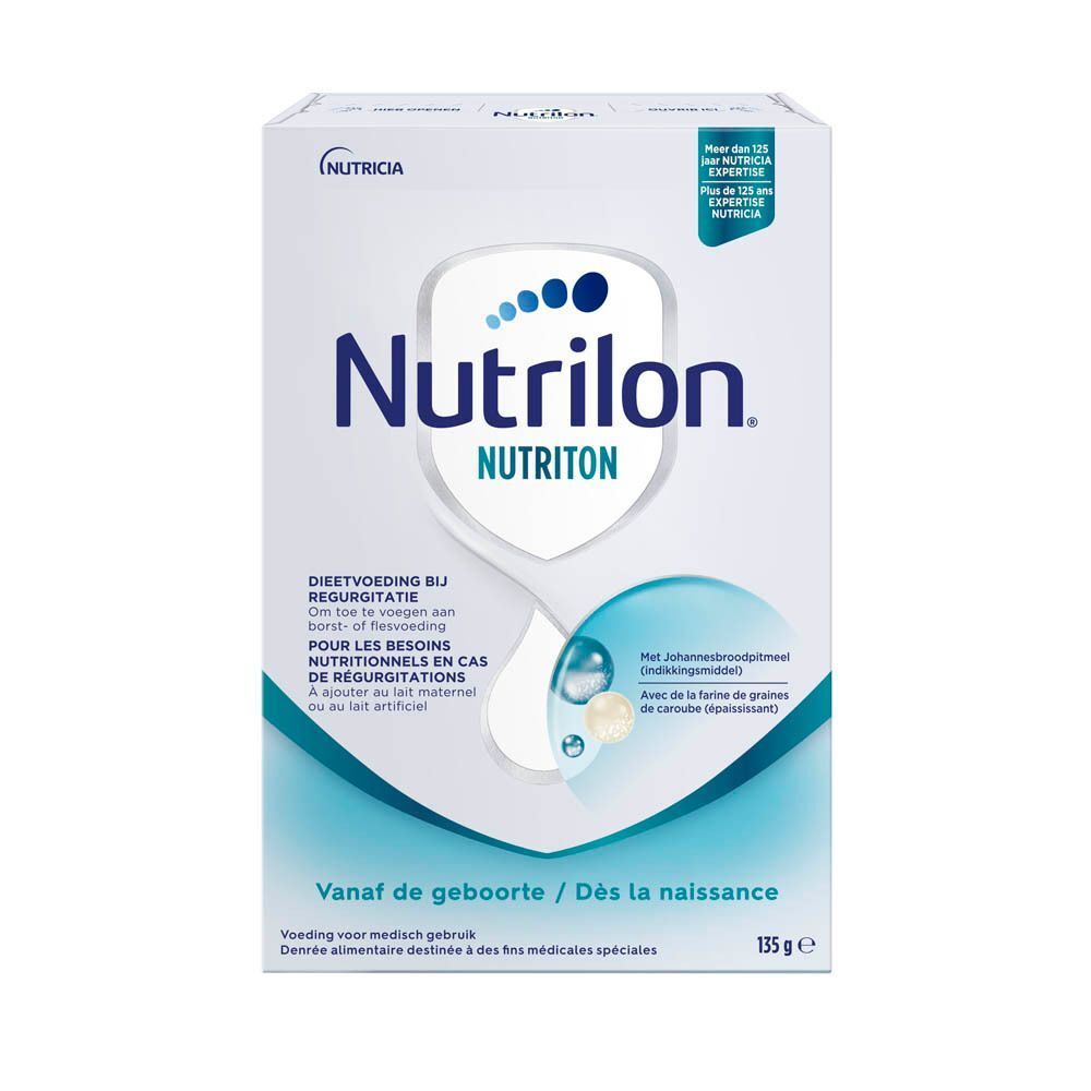 Boîte de Nutrilon Nutriton en poudre, 135g. Pour nourrissons dès la naissance en cas de régurgitations.