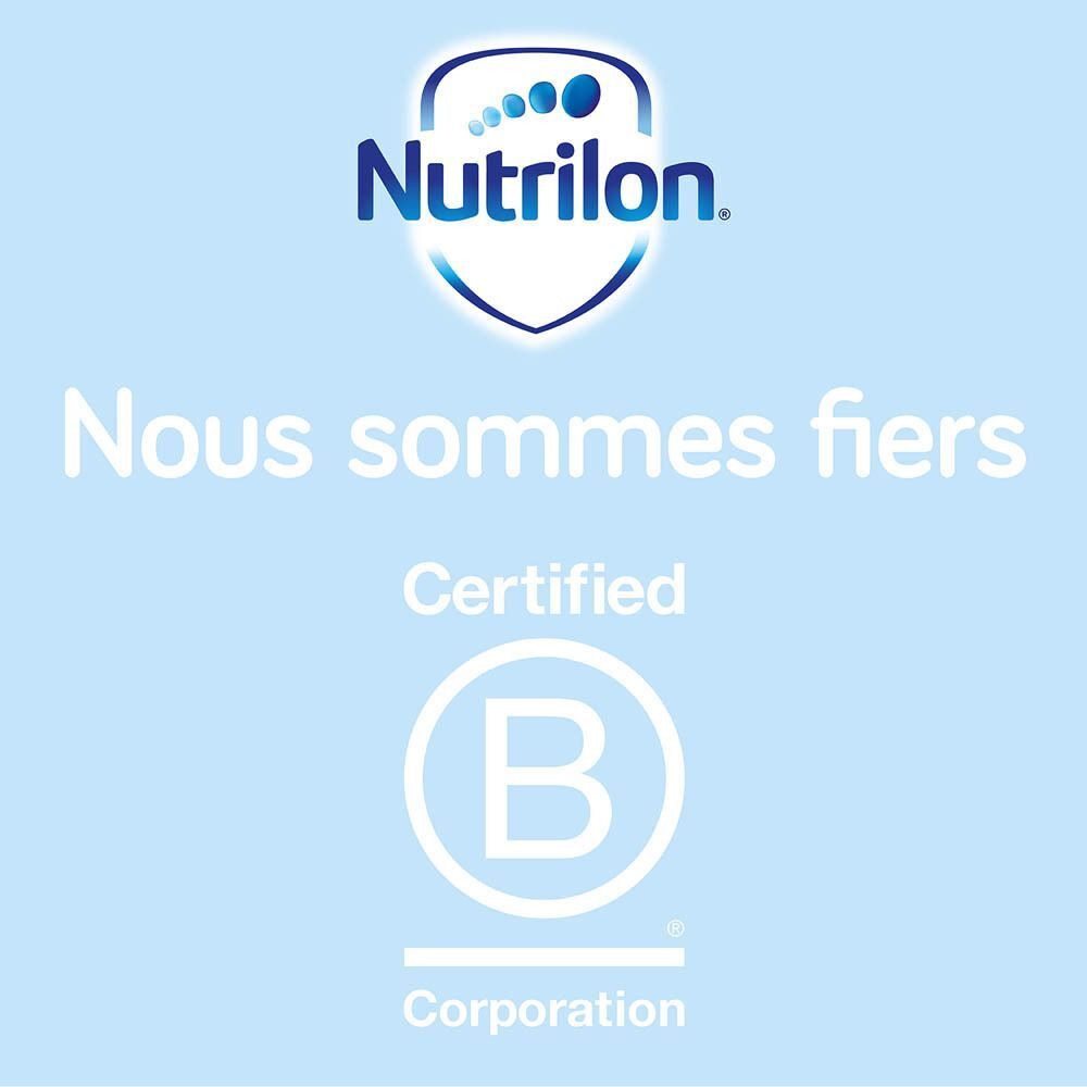 Logo Nutrilon avec certification B Corp.