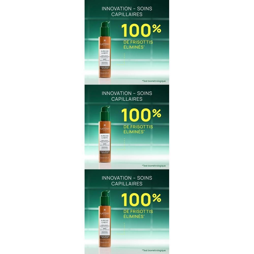 René Furterer Sublime Karité Crème Lissante | Thermo-protecteur | Cheveux très secs