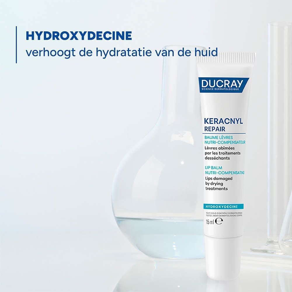 Ducray Keracnyl Repair lippenbalsem tube, 15ml.