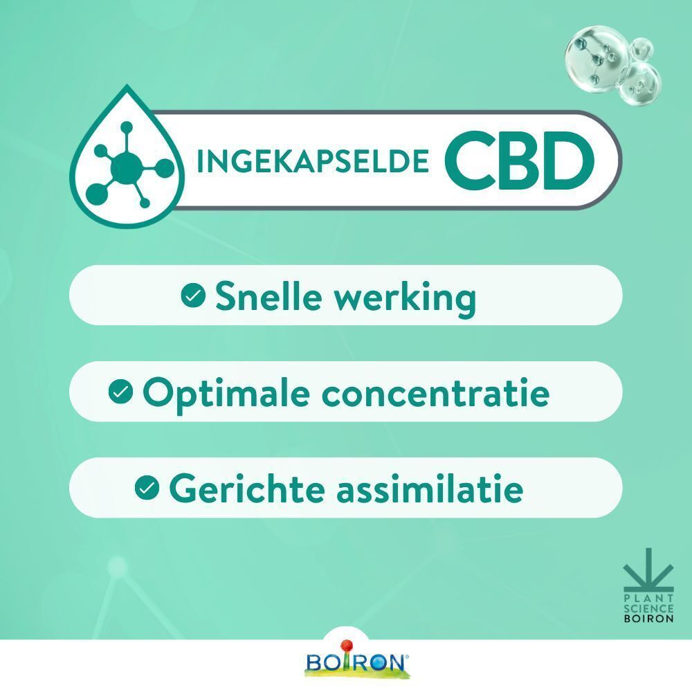 CBD-capsuleconcept. Snelle werking, optimale concentratie, gerichte assimilatie.