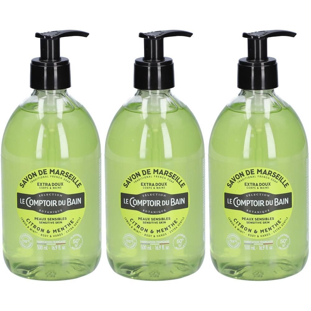 Le Comptoir du Bain Savon de Marseille Citron & Menthe