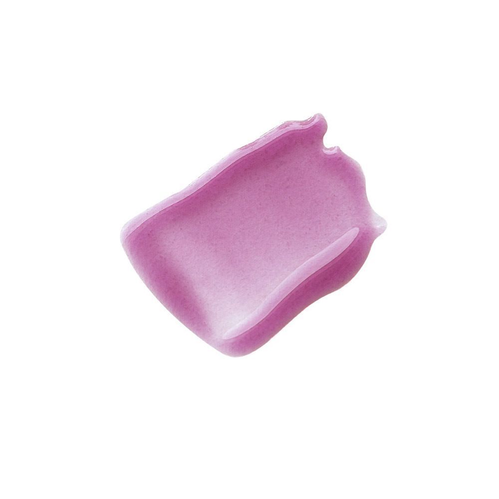 Échantillon de couleur de Lip Oil violet. L'échantillon est de forme rectangulaire.